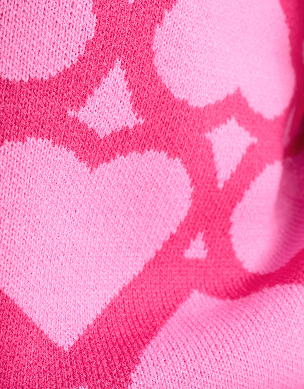 Bedruckter Jacquard-Pullover Rosa SHOEBY WOMEN