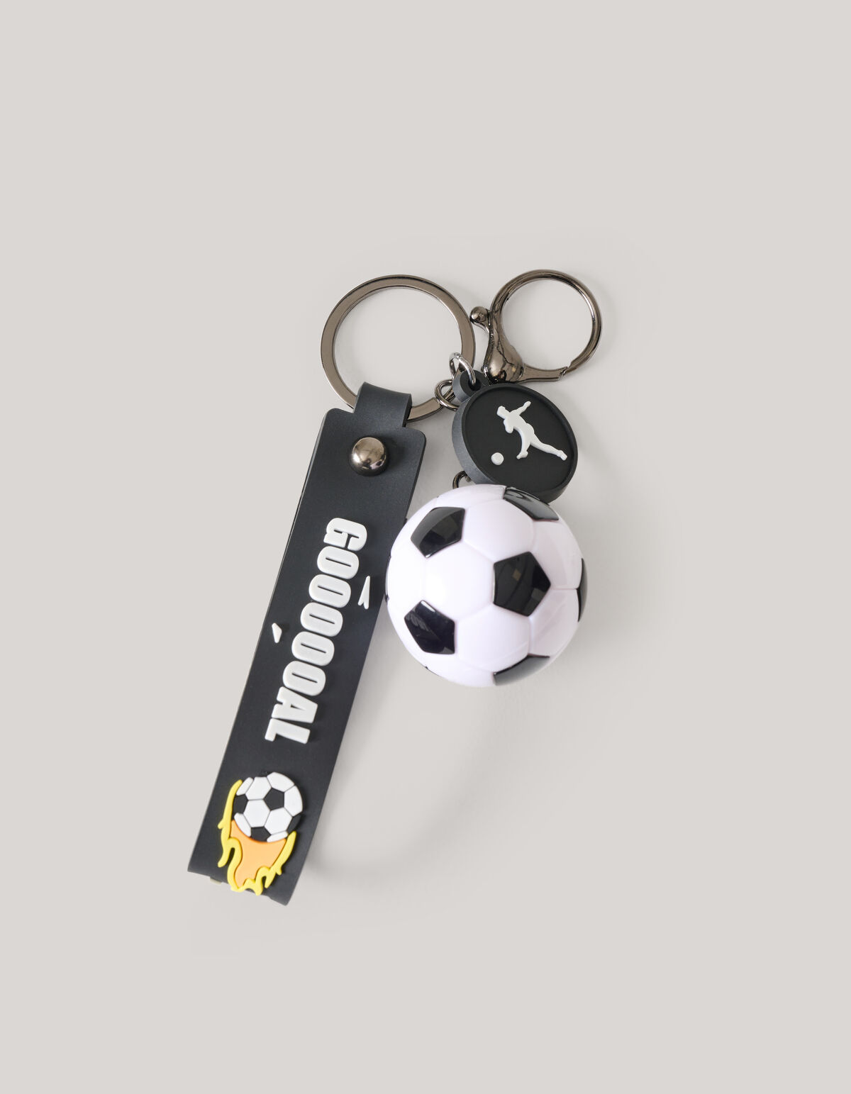 Football Schlüsselanhänger Schwarz SHOEBY ACCESSOIRES