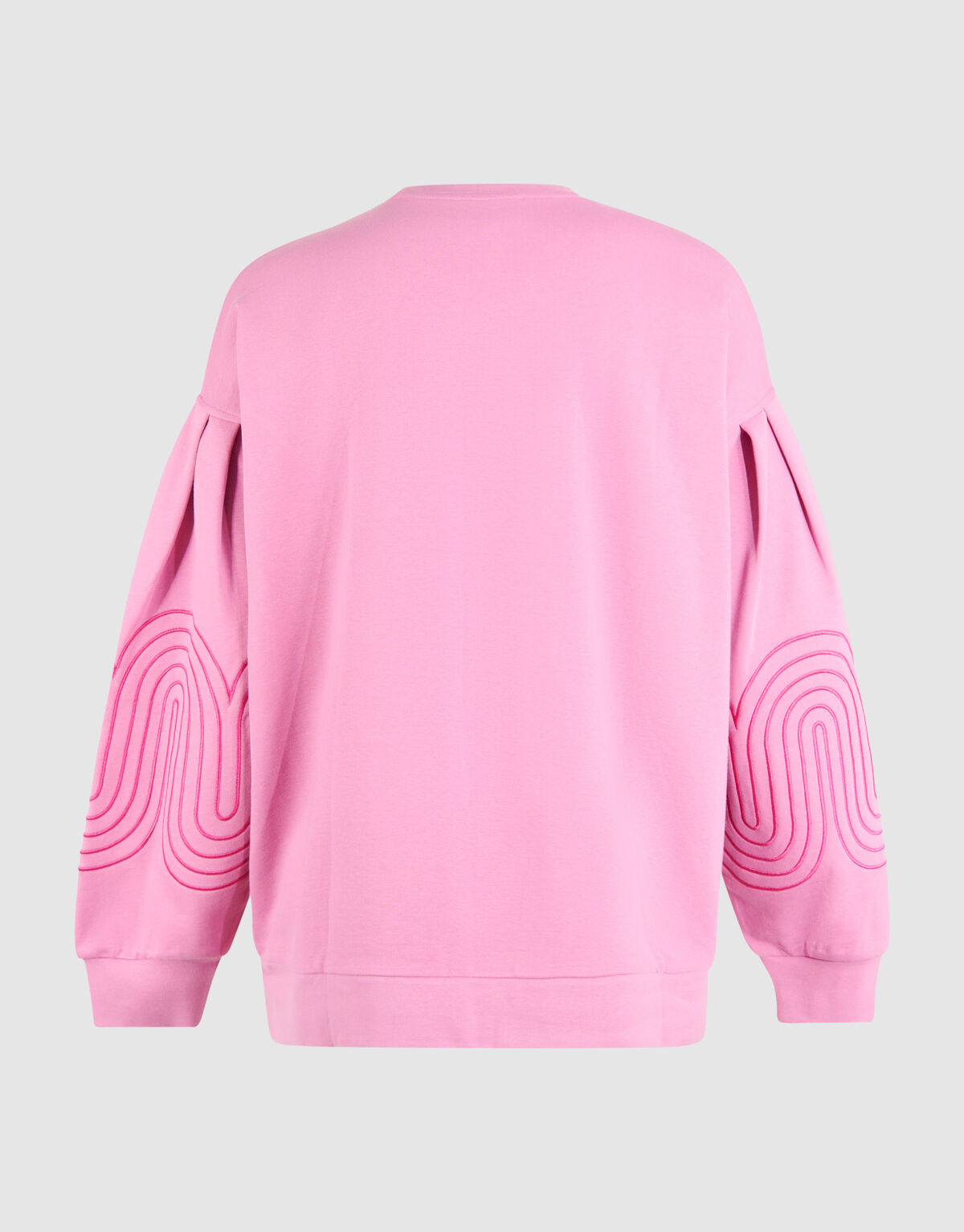 Patchwork Wirbel-Pullover Rosa SHOEBY WOMEN