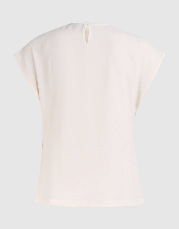 Twist-Top mit Knopfleiste Off White SHOEBY WOMEN