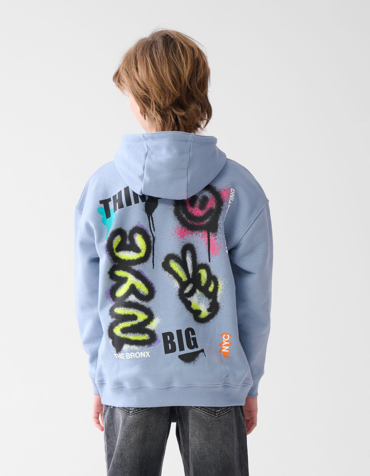 Artwork Hoodie blau SHOEBY BOYS