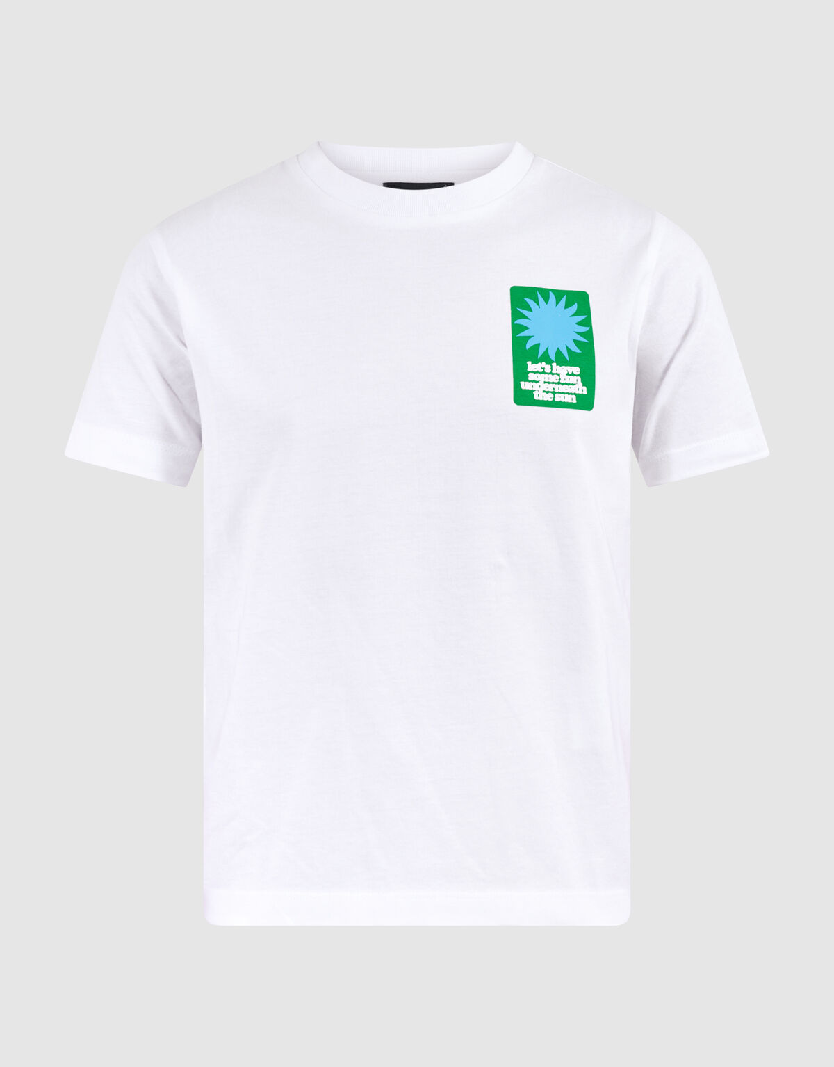 Fun Sun Artwork T-shirt Wit SHOEBY BOYS