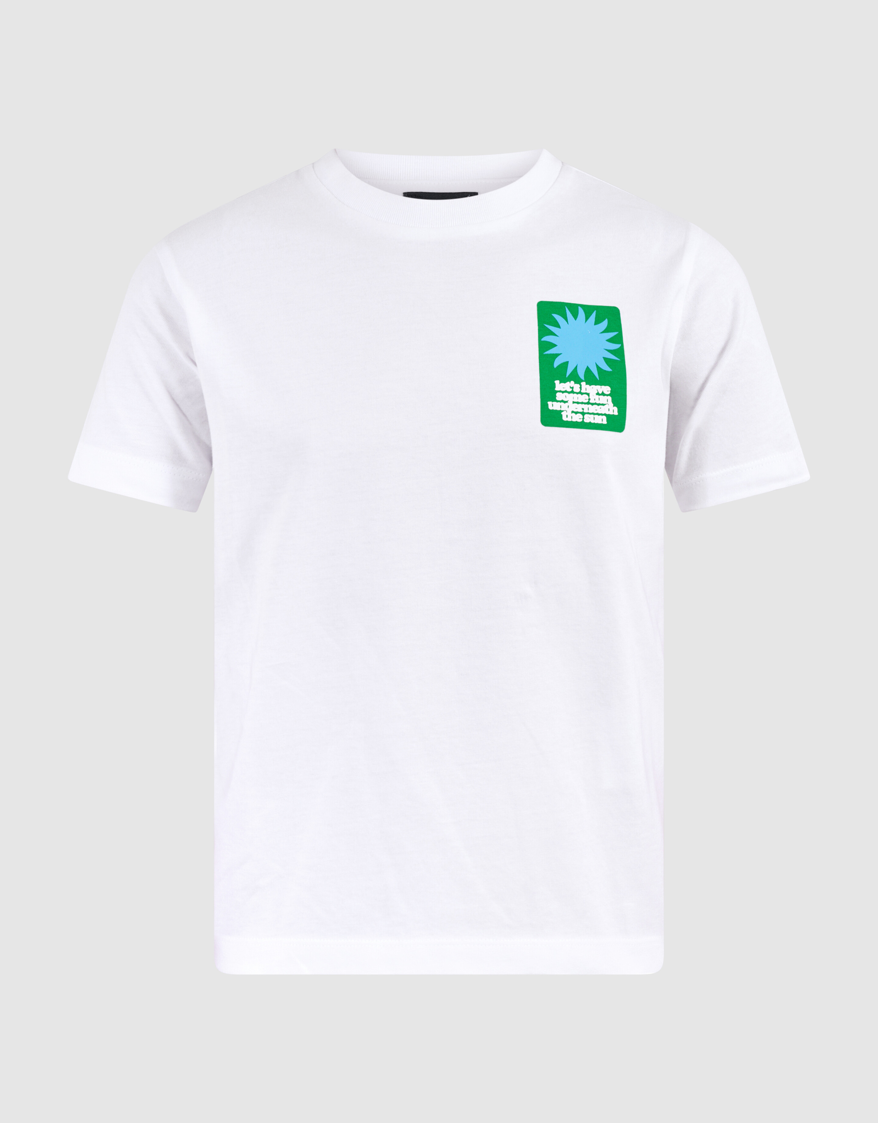 Fun Sun Artwork T-shirt Wit SHOEBY BOYS