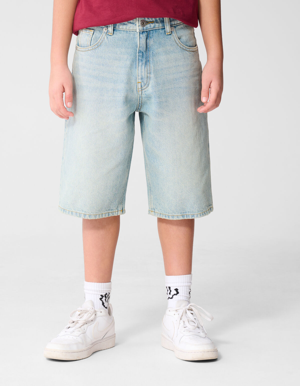 Baggy Fit Shorts gebleicht SHOEBY BOYS
