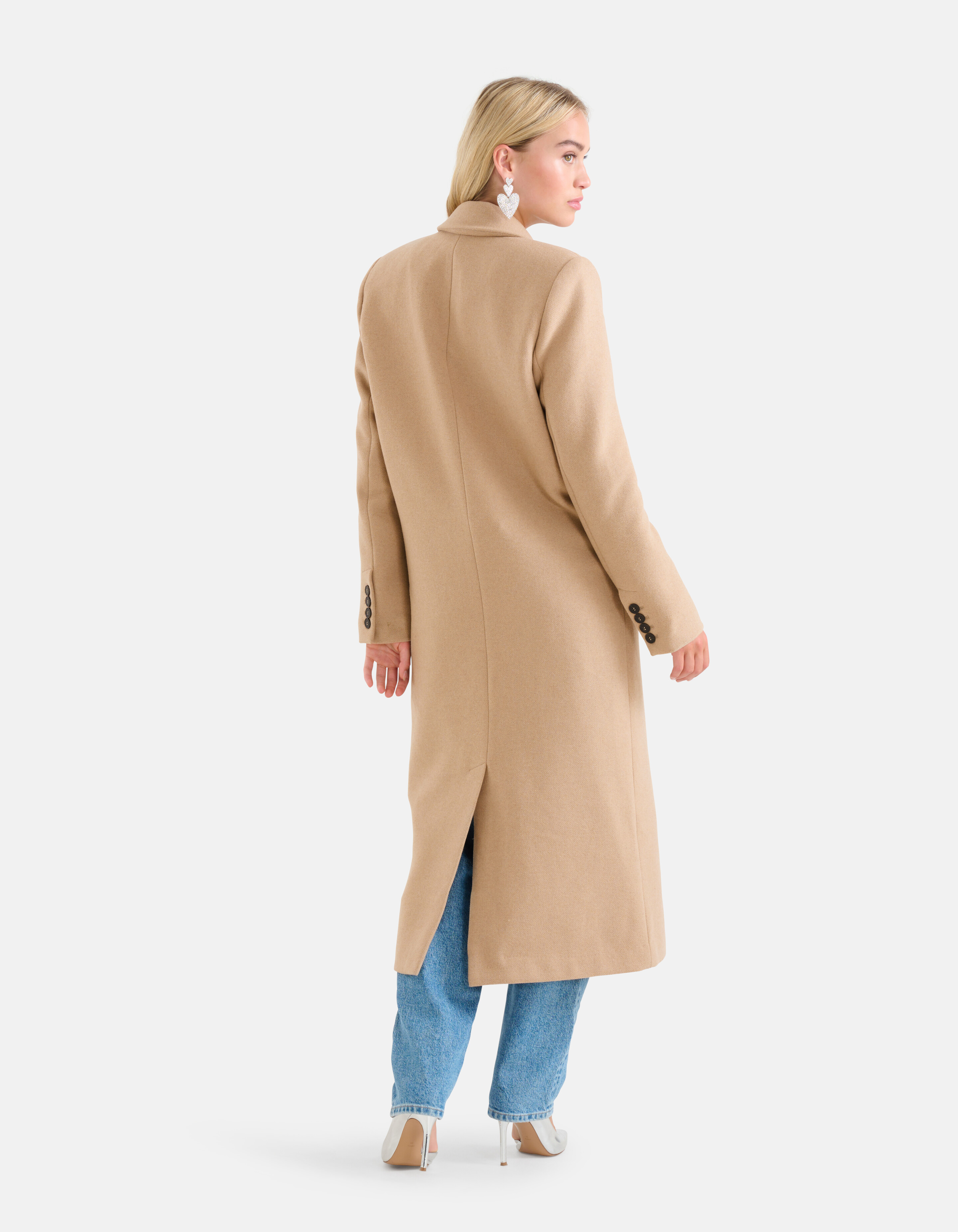 Übergroße Jacke Beige von Monica SHOEBY WOMEN
