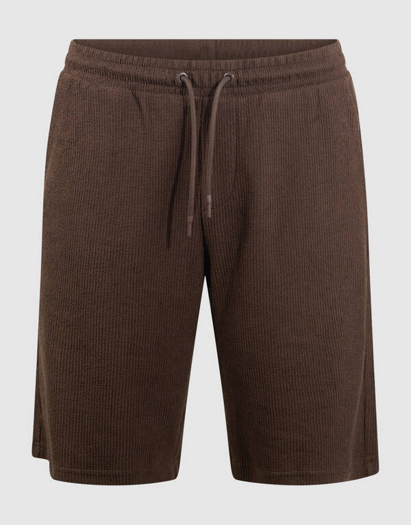 Rippen kurz dunkelbraun SHOEBY MEN