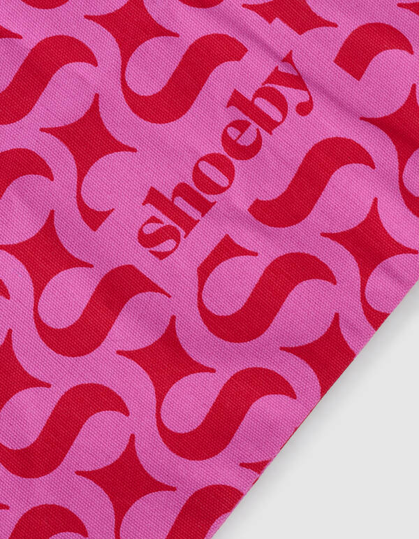 Shoeby Logo Shopper Rosa/Rot SHOEBY ACCESSOIRES