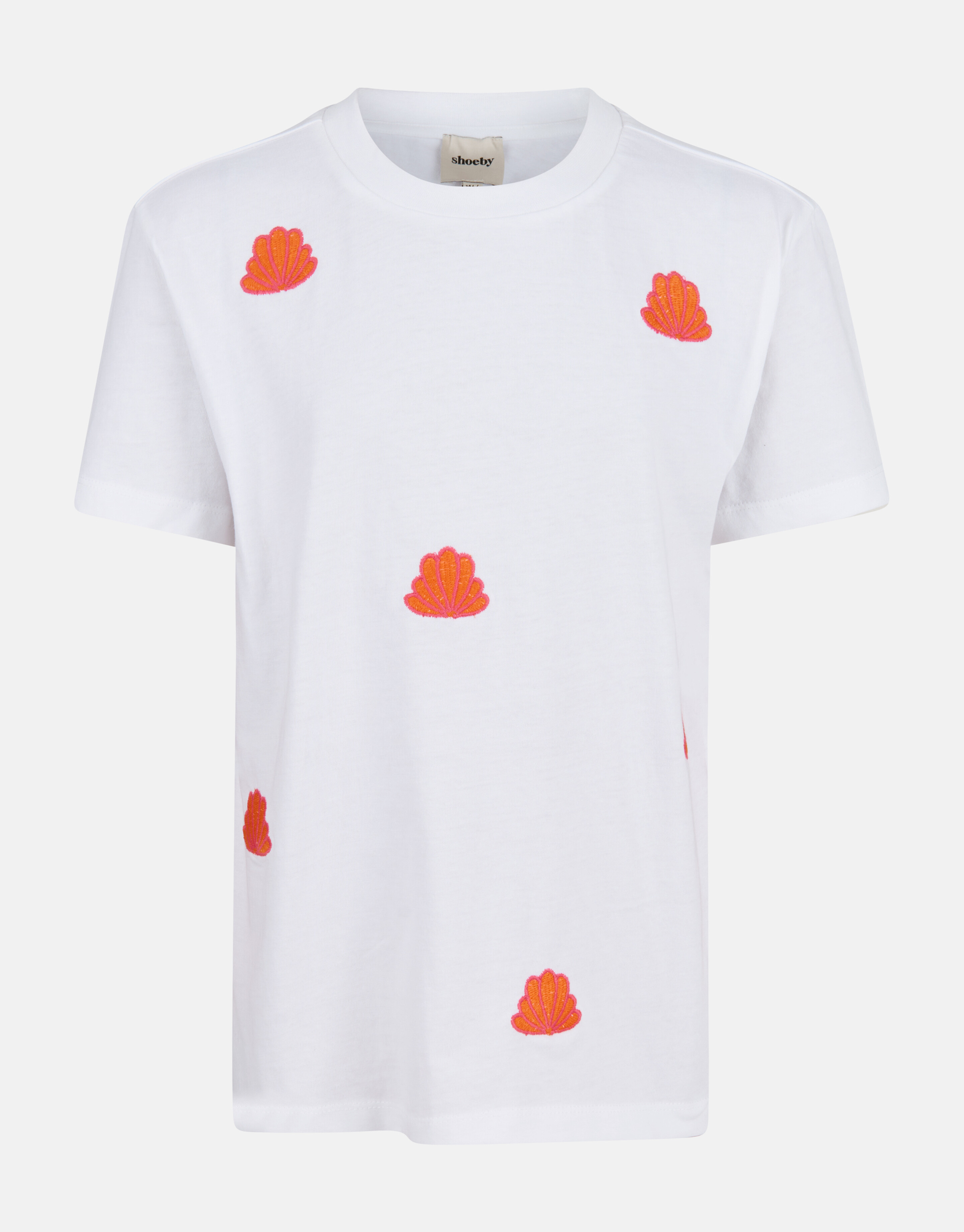 Stickerei-T-Shirt Weiß SHOEBY GIRLS