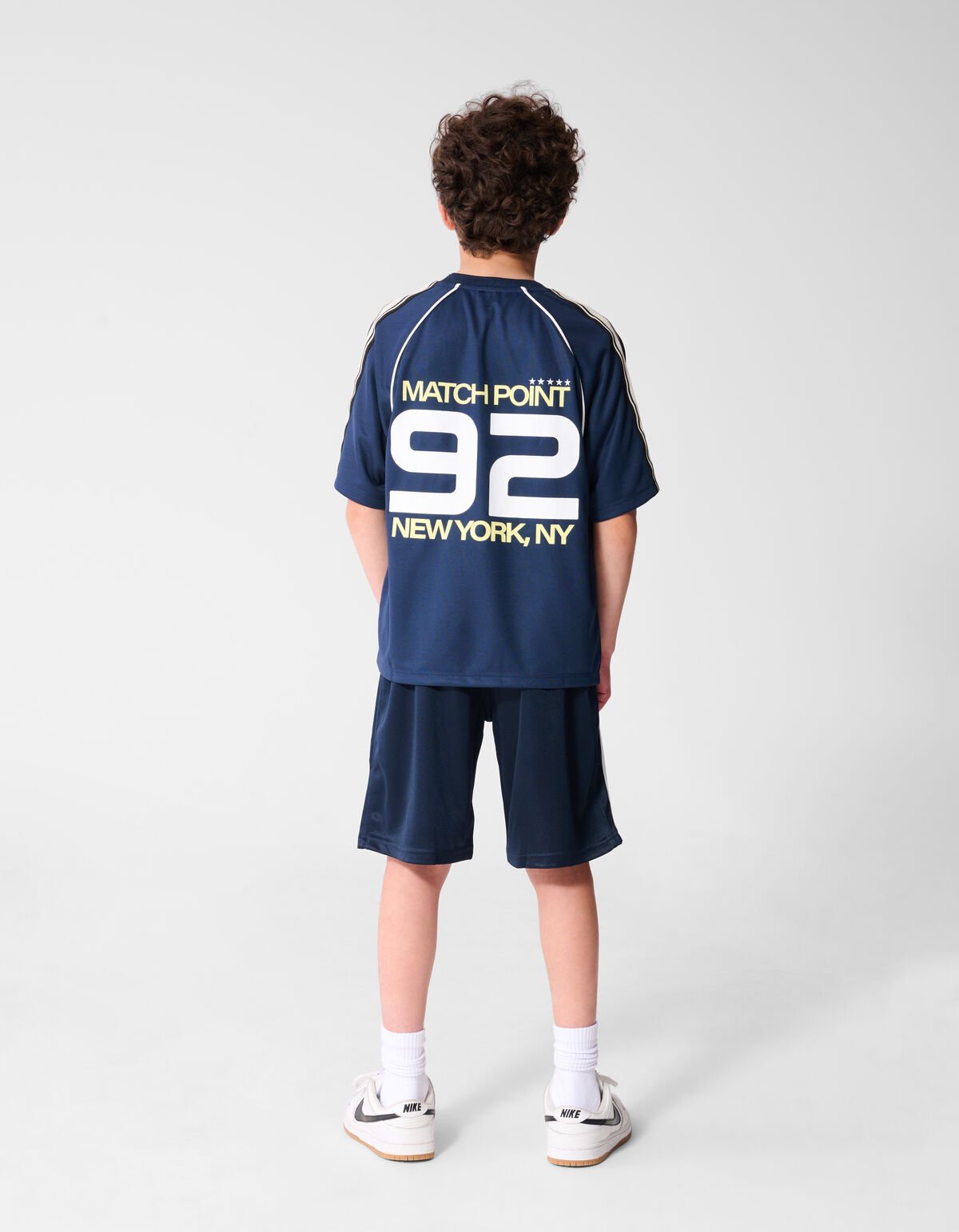 Sporty Tape T-Shirt Dunkelblau SHOEBY BOYS