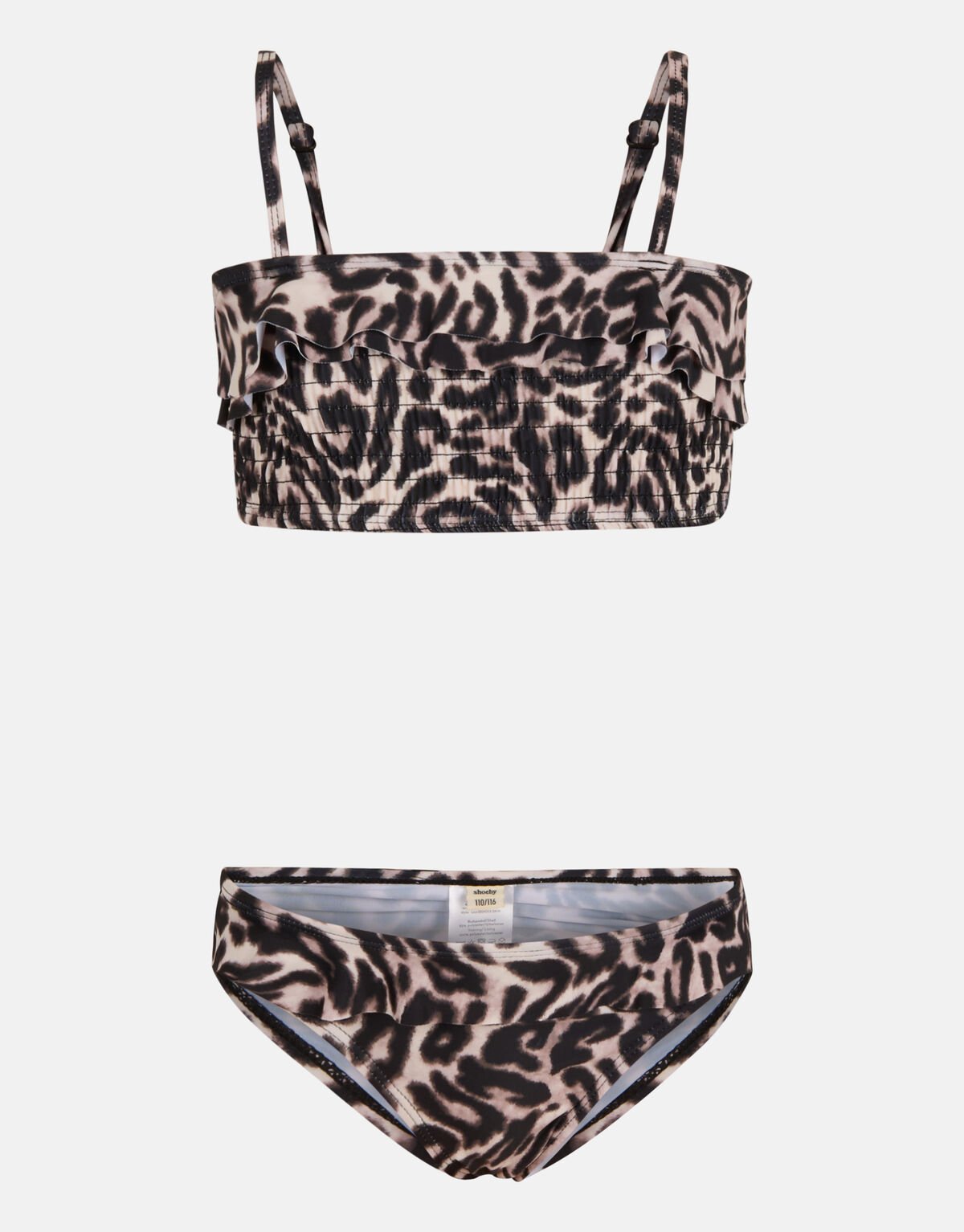 Leopard Print Smock Bikini Braun SHOEBY GIRLS