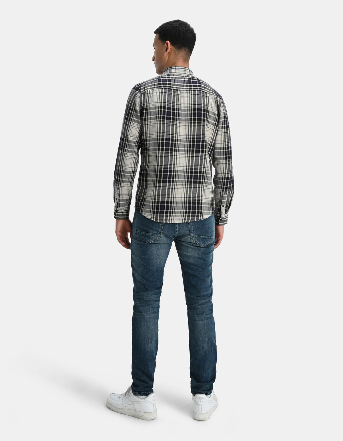 Gestreiftes Karohemd SHOEBY MEN