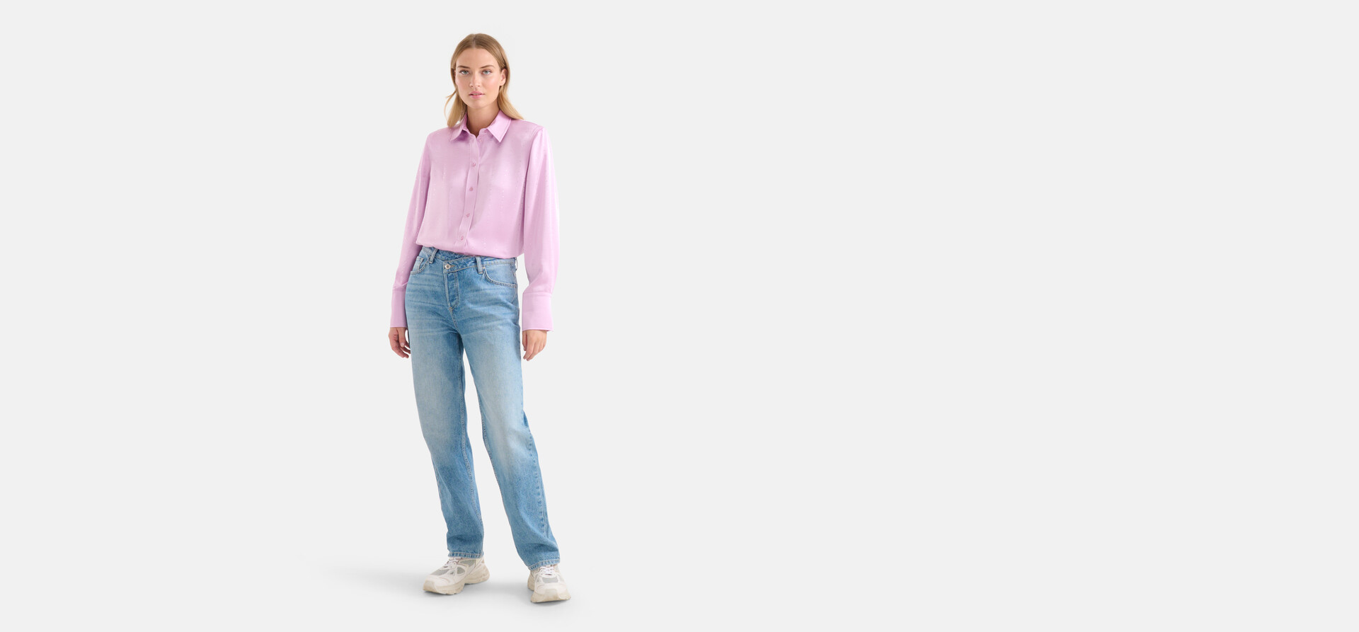 Tapered Fit Jeans Mediumstone SHOEBY WOMEN