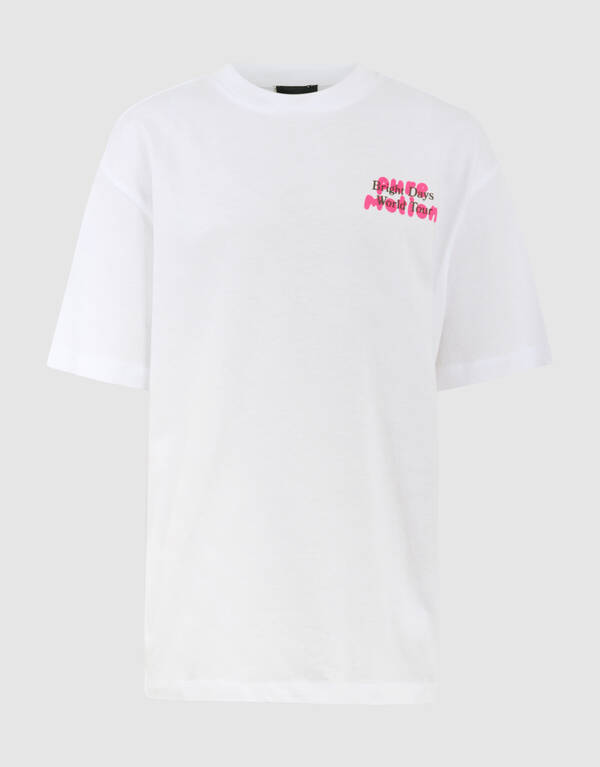 Tour Artwork T-Shirt Wei&szlig; SHOEBY BOYS