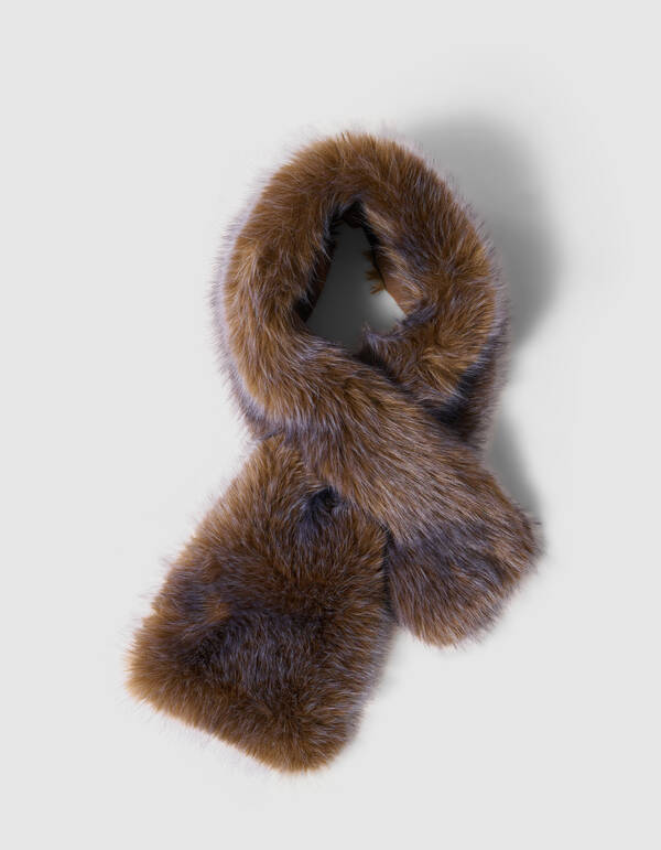 Faux-Fur-Schal Braun By Mieke SHOEBY ACCESSOIRES