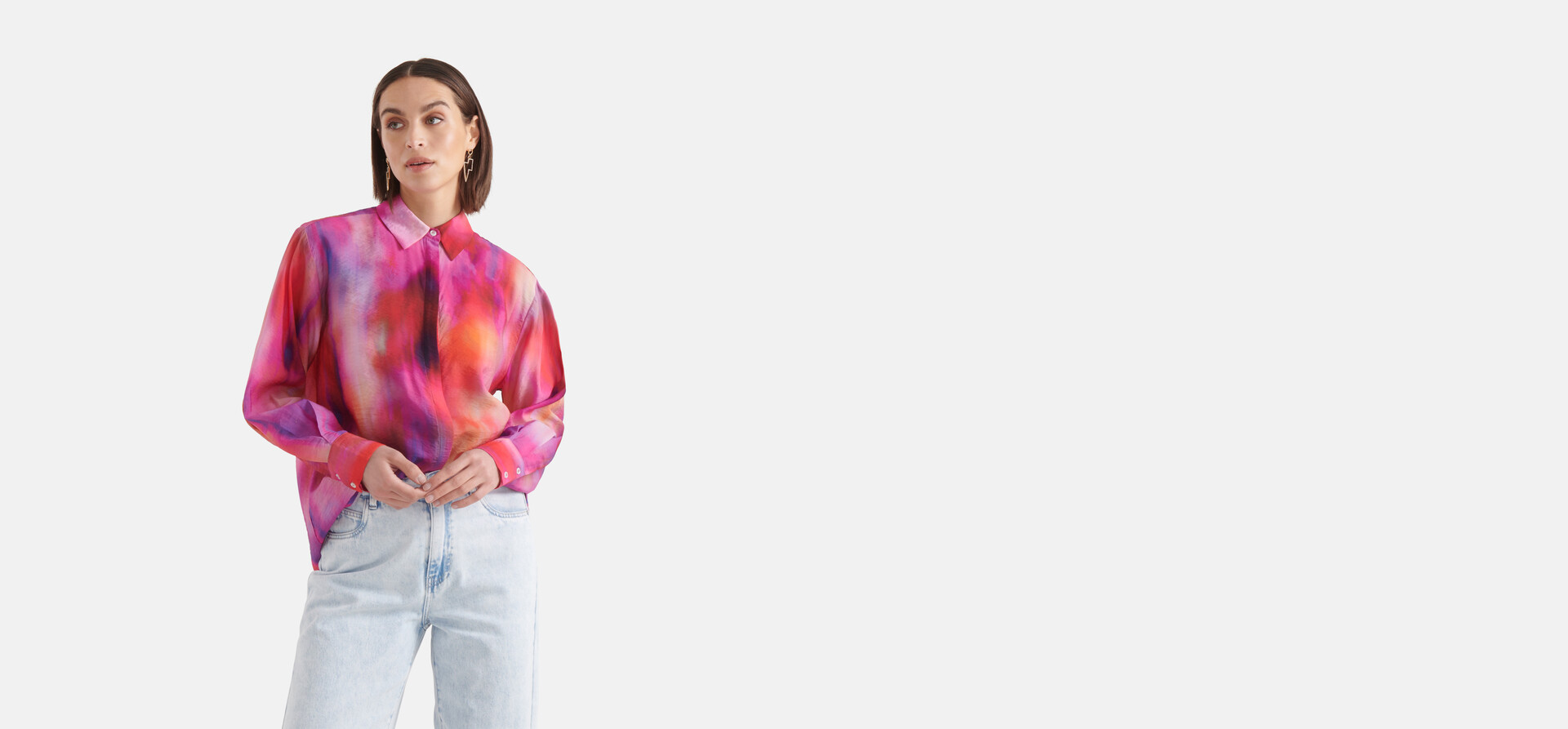 Bunte Tie Dye Bluse SHOEBY WOMEN