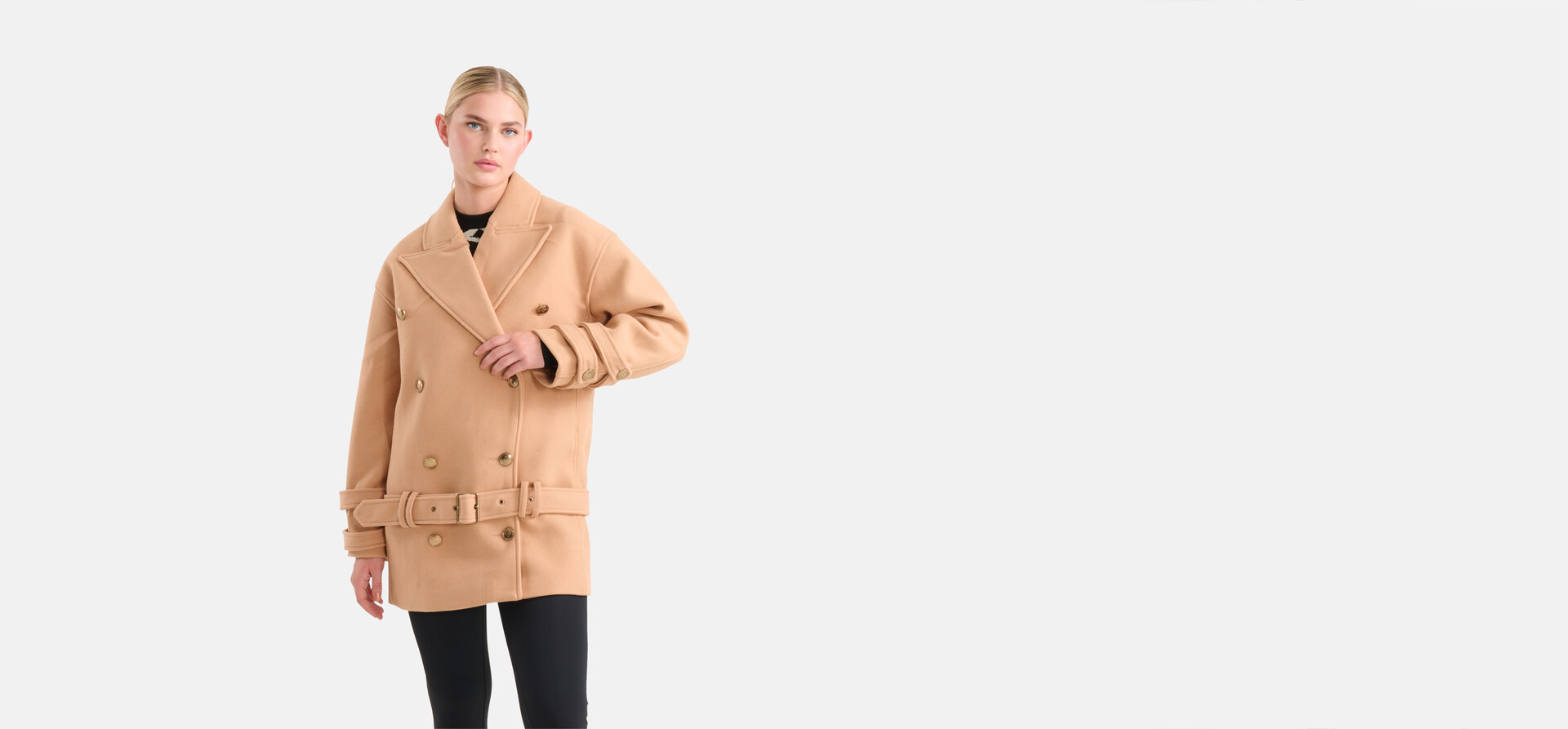 Kurze Manteljacke Braun SHOEBY WOMEN