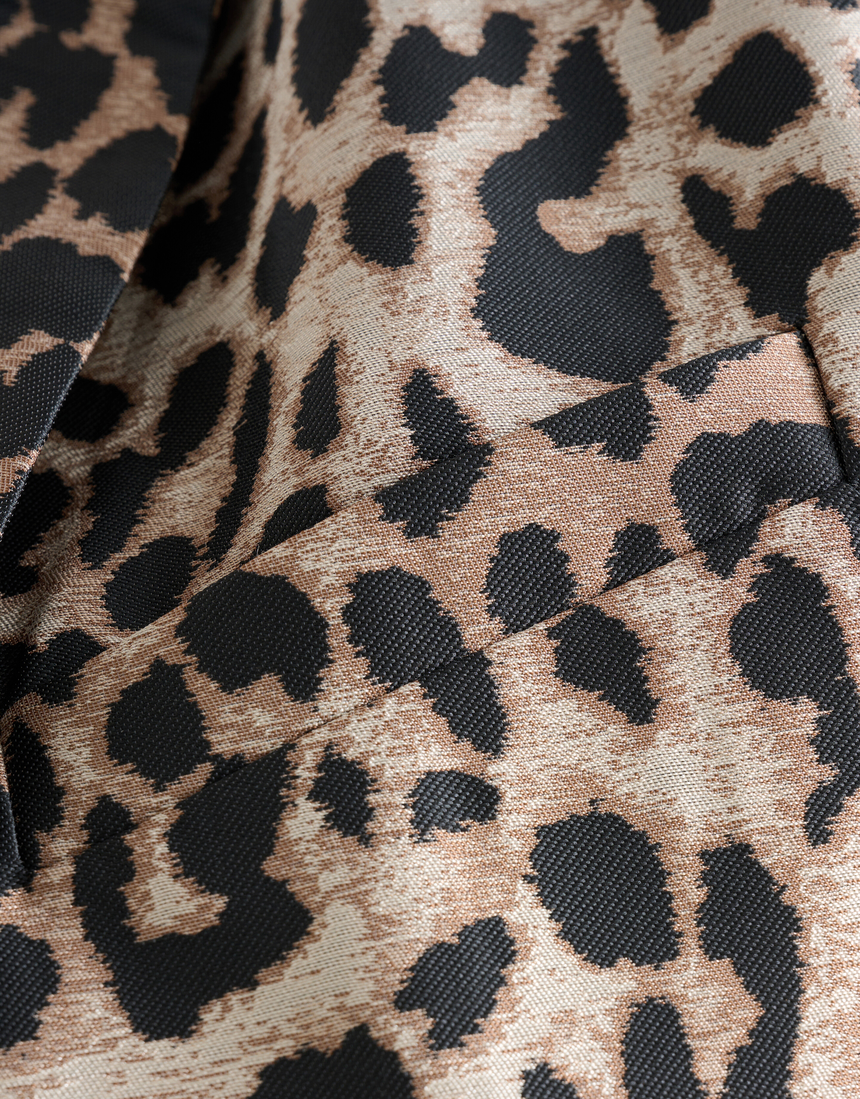 Leopard Jacquard Gilet Braun SHOEBY WOMEN