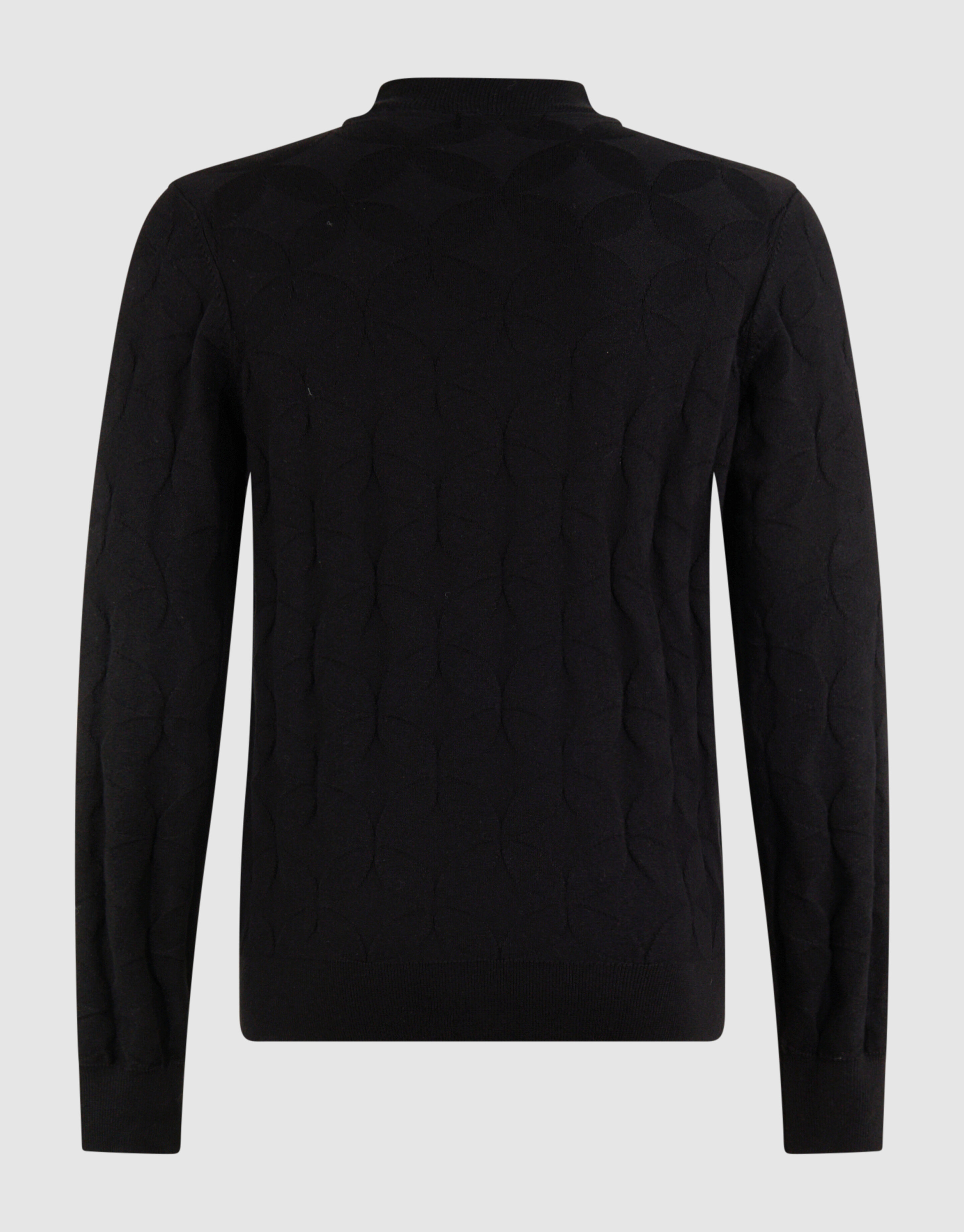 Schwarzer Glitzer-Strickpullover SHOEBY MEN