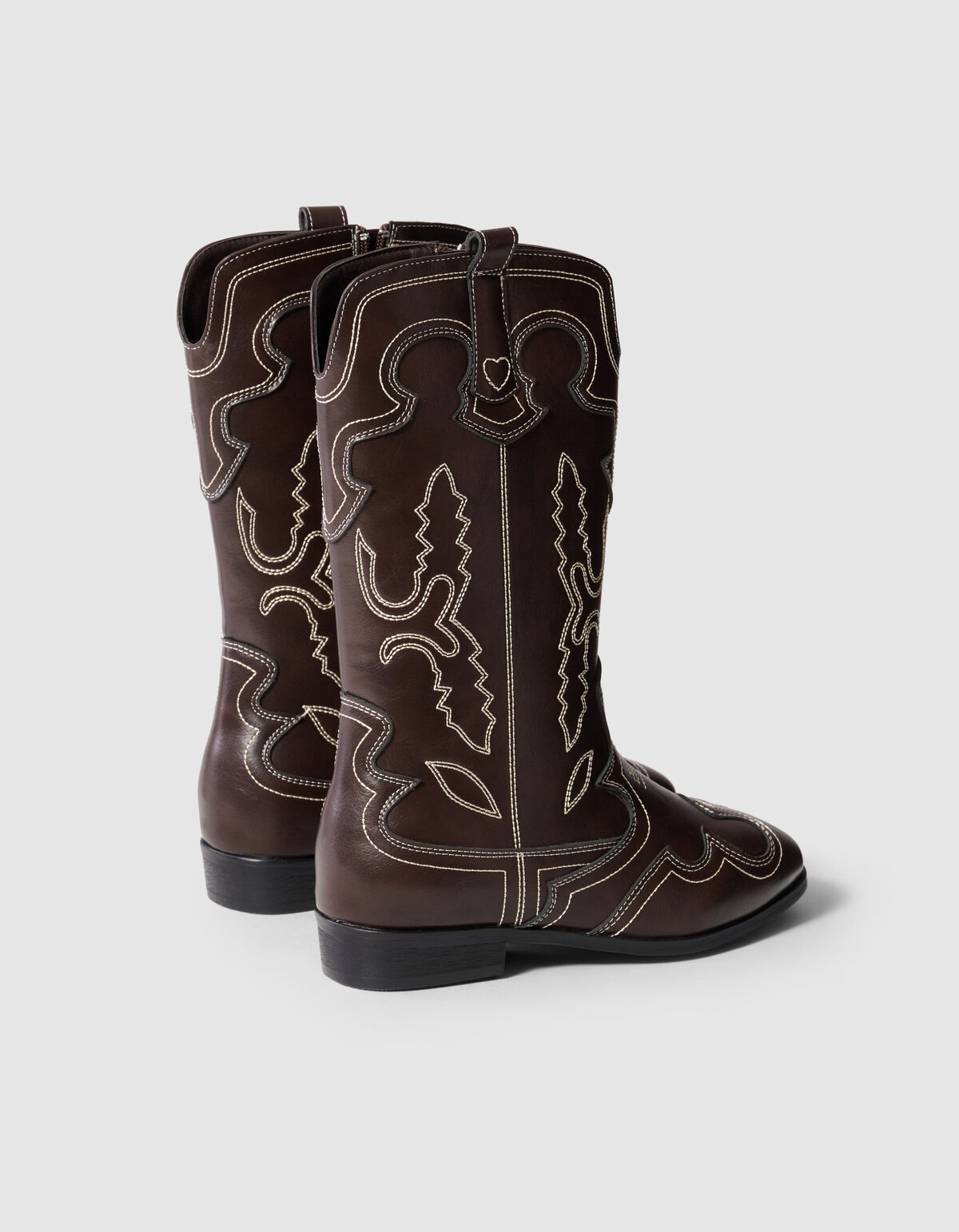 Stiefel mit Herzschnalle braun SHOEBY SHOES