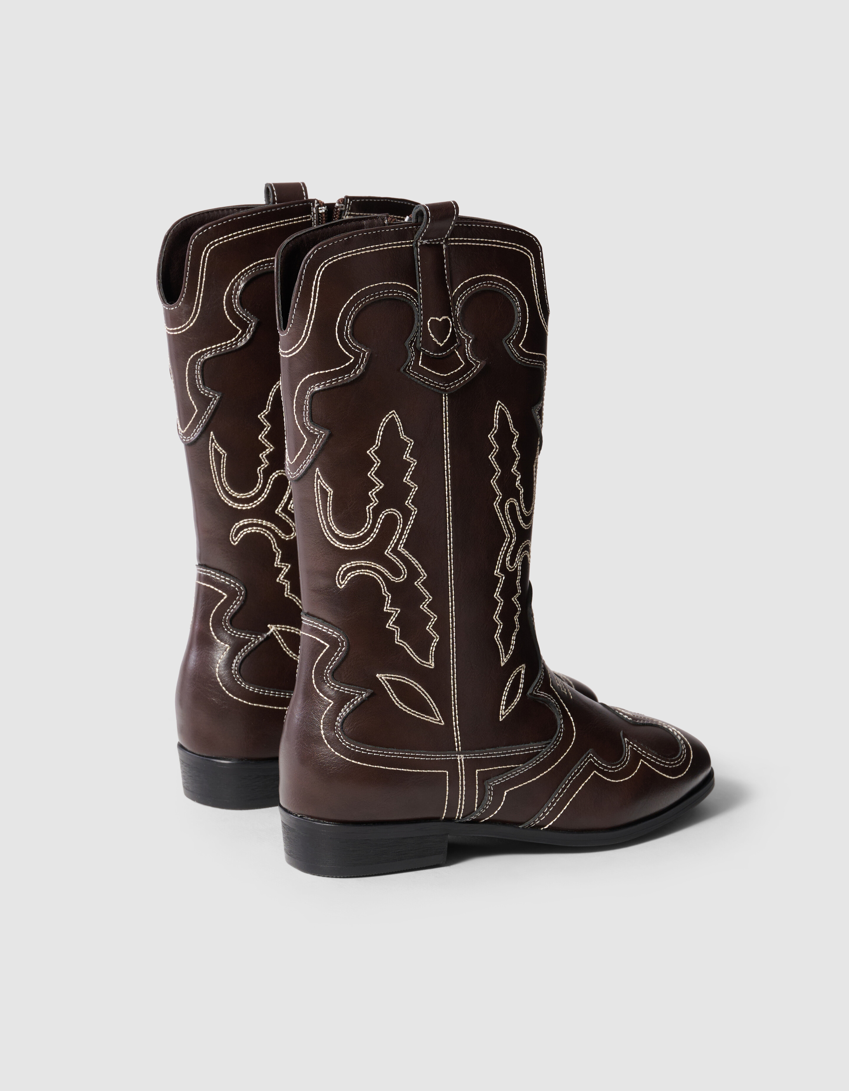 Stiefel mit Herzschnalle braun SHOEBY SHOES