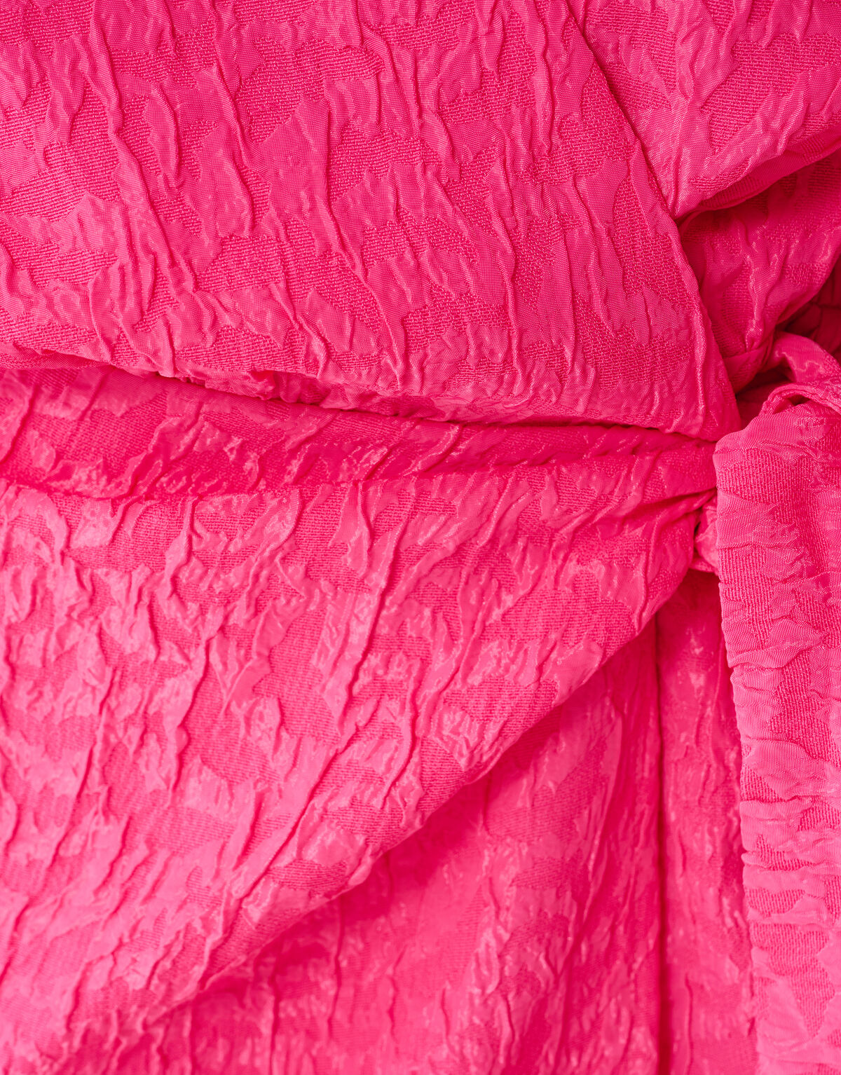 Texturiertes Minikleid aus Jacquard in Rosa SHOEBY WOMEN