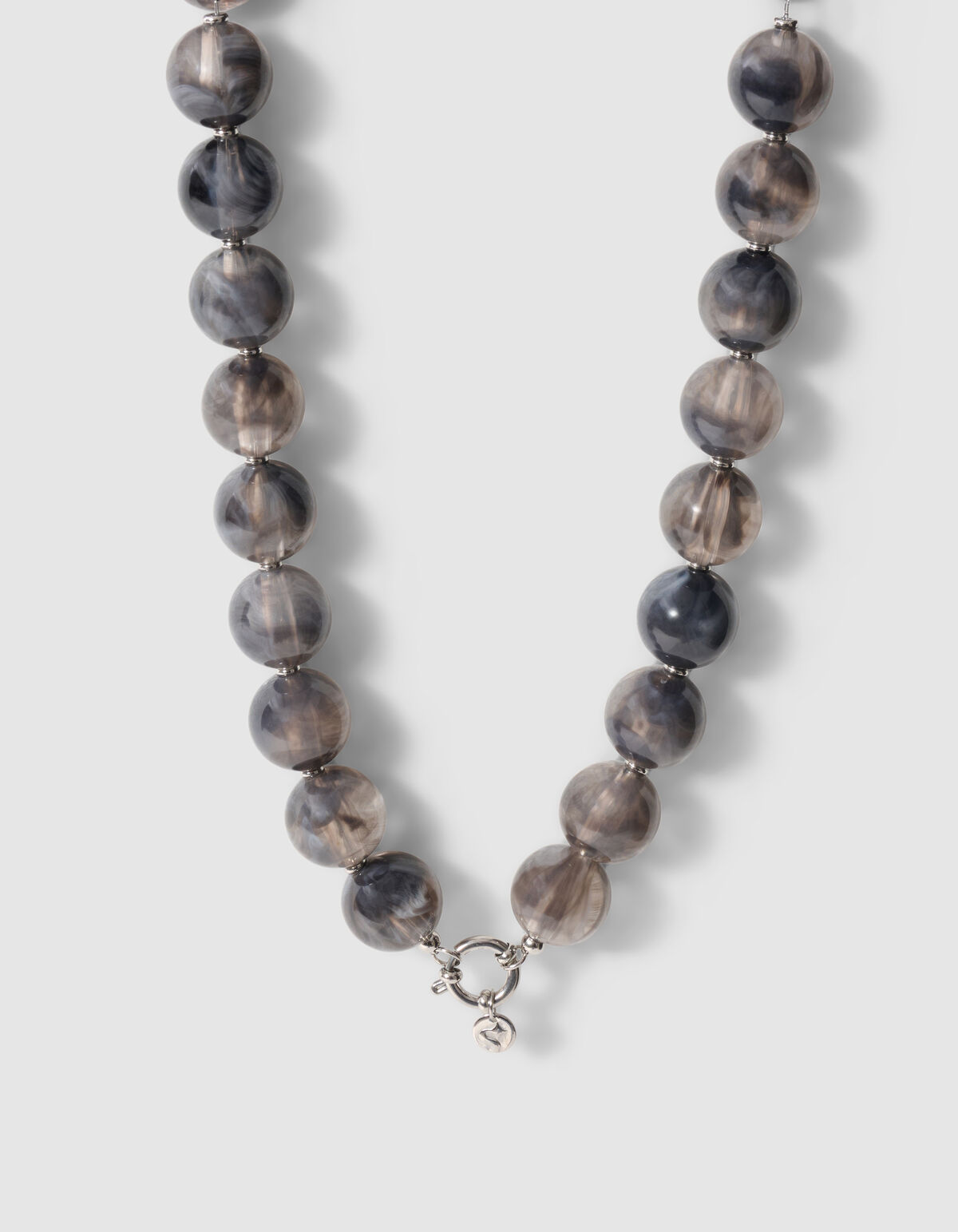 Perlenkette grau SHOEBY ACCESSOIRES
