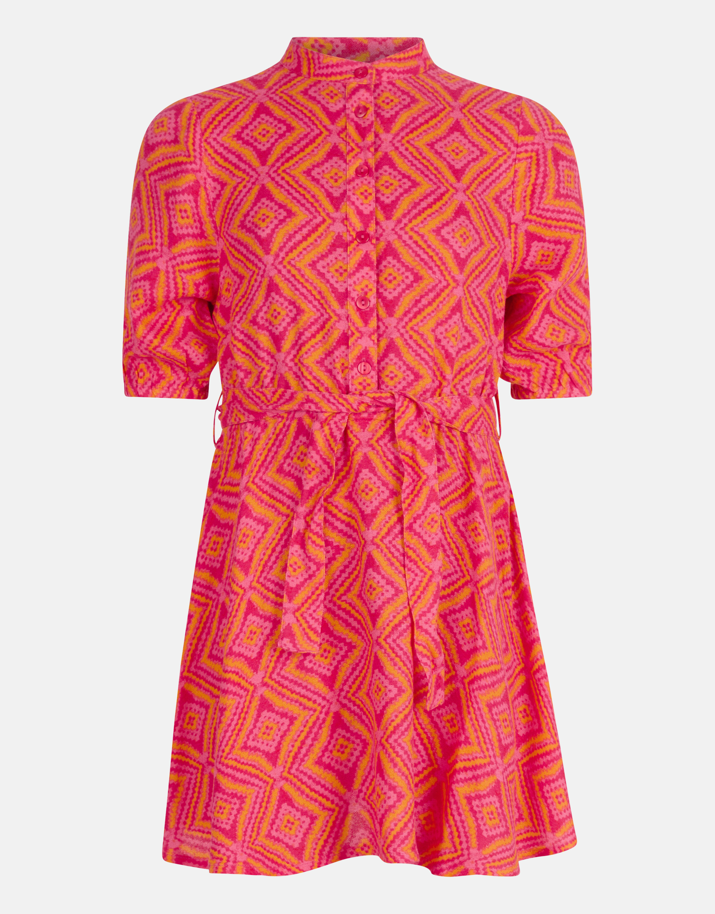 Ikat Print Kleid Rosa SHOEBY GIRLS