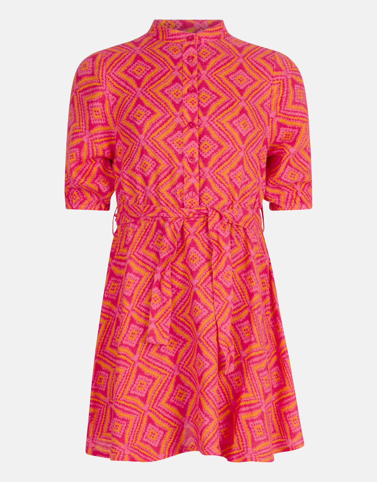 Ikat Print Kleid Rosa SHOEBY GIRLS
