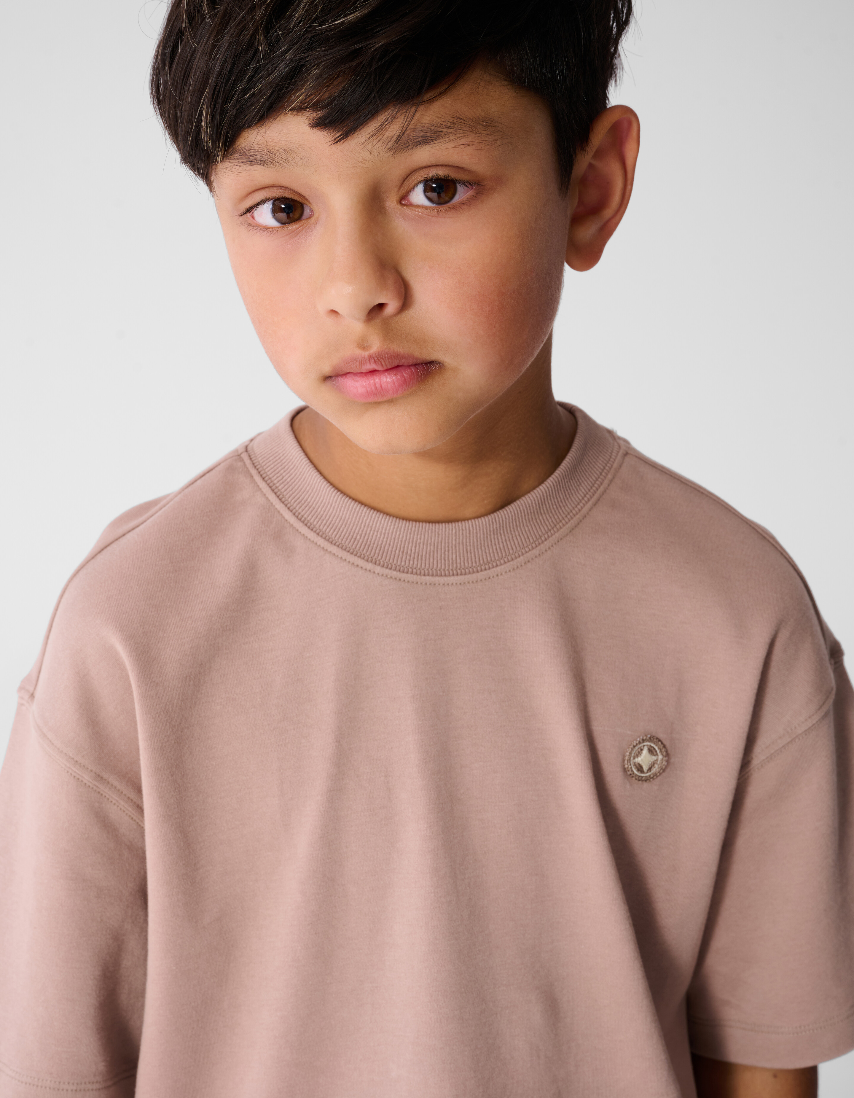 Spark Wasch-T-Shirt Taupe SHOEBY BOYS