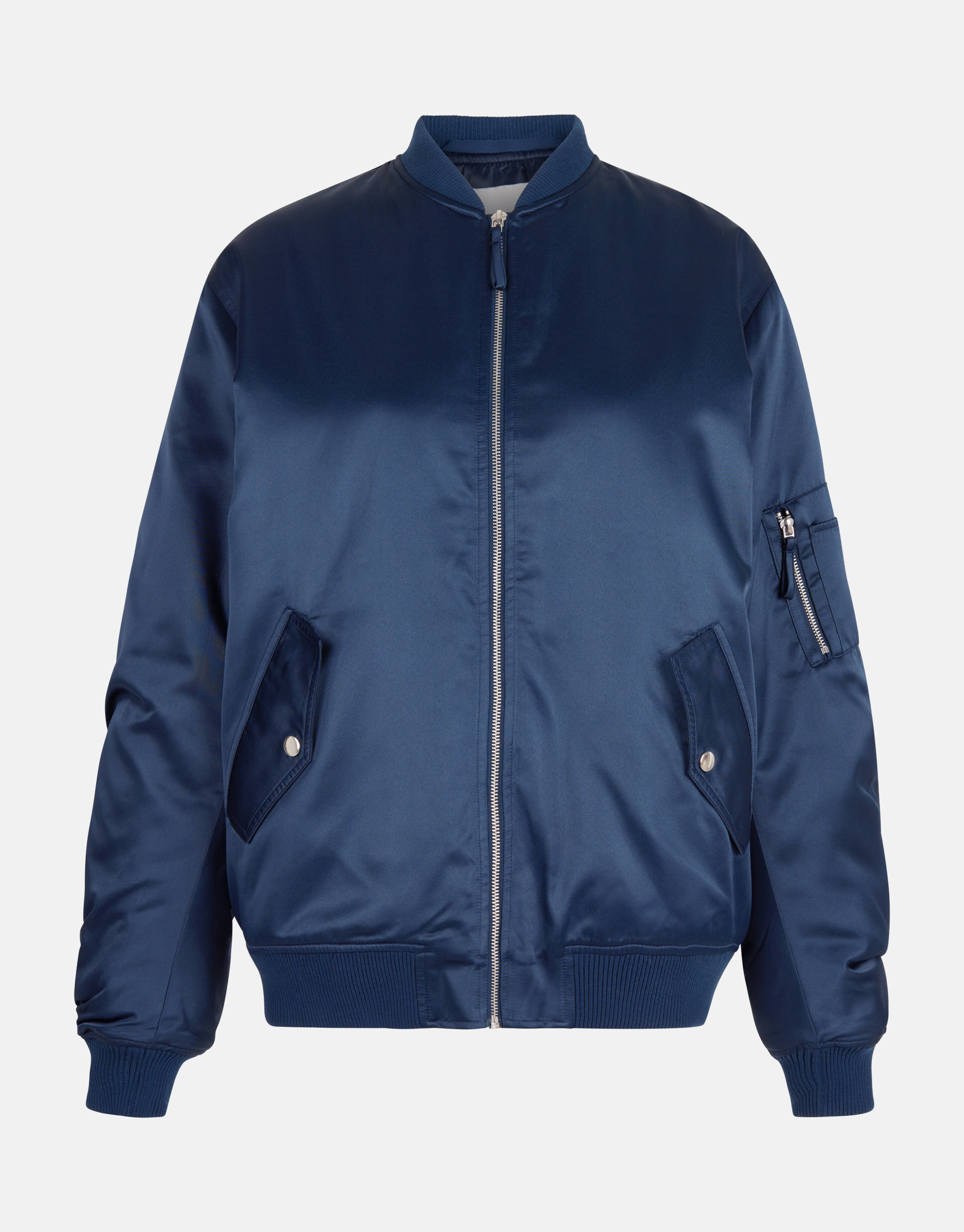 Satin-Bomberjacke Dunkelblau SHOEBY WOMEN