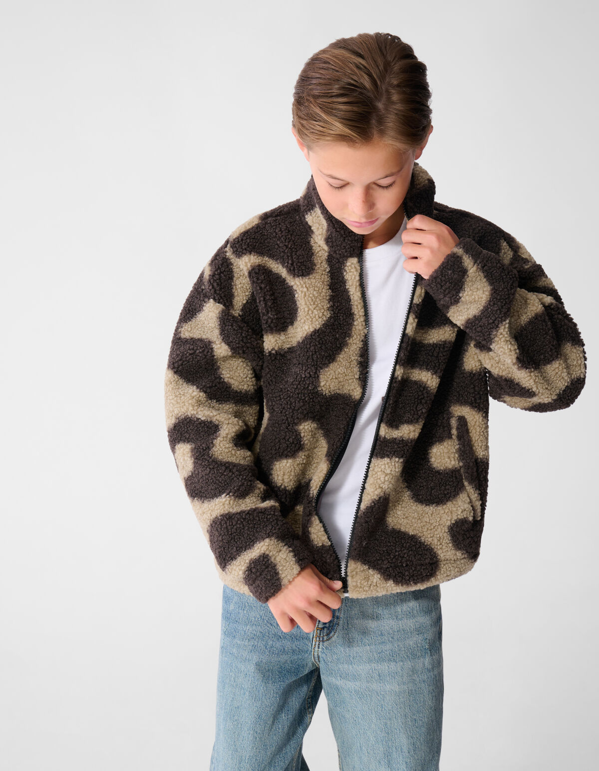 Teddy Camo Jacke Braun SHOEBY BOYS
