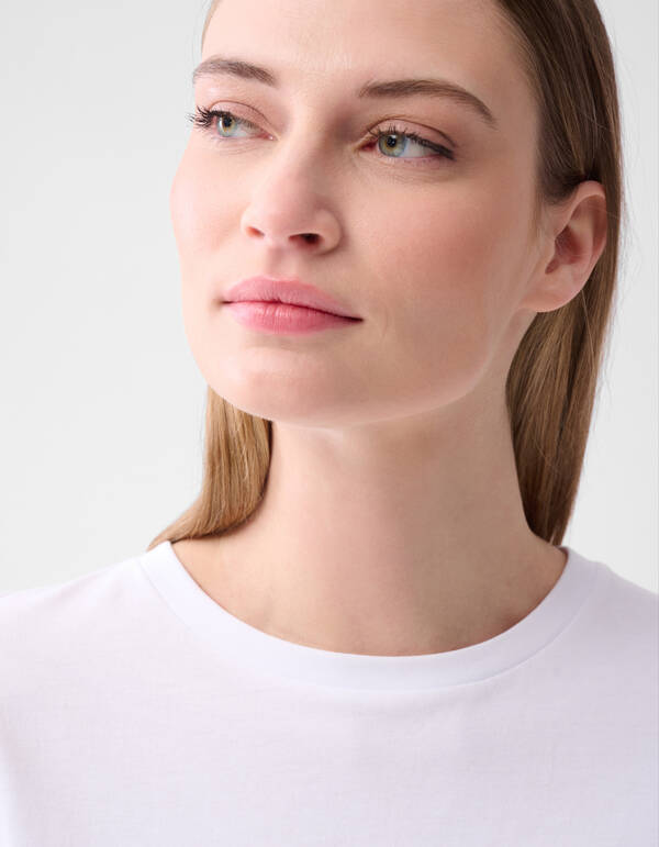 T-Shirt in Übergröße Weiß By Lonneke SHOEBY WOMEN