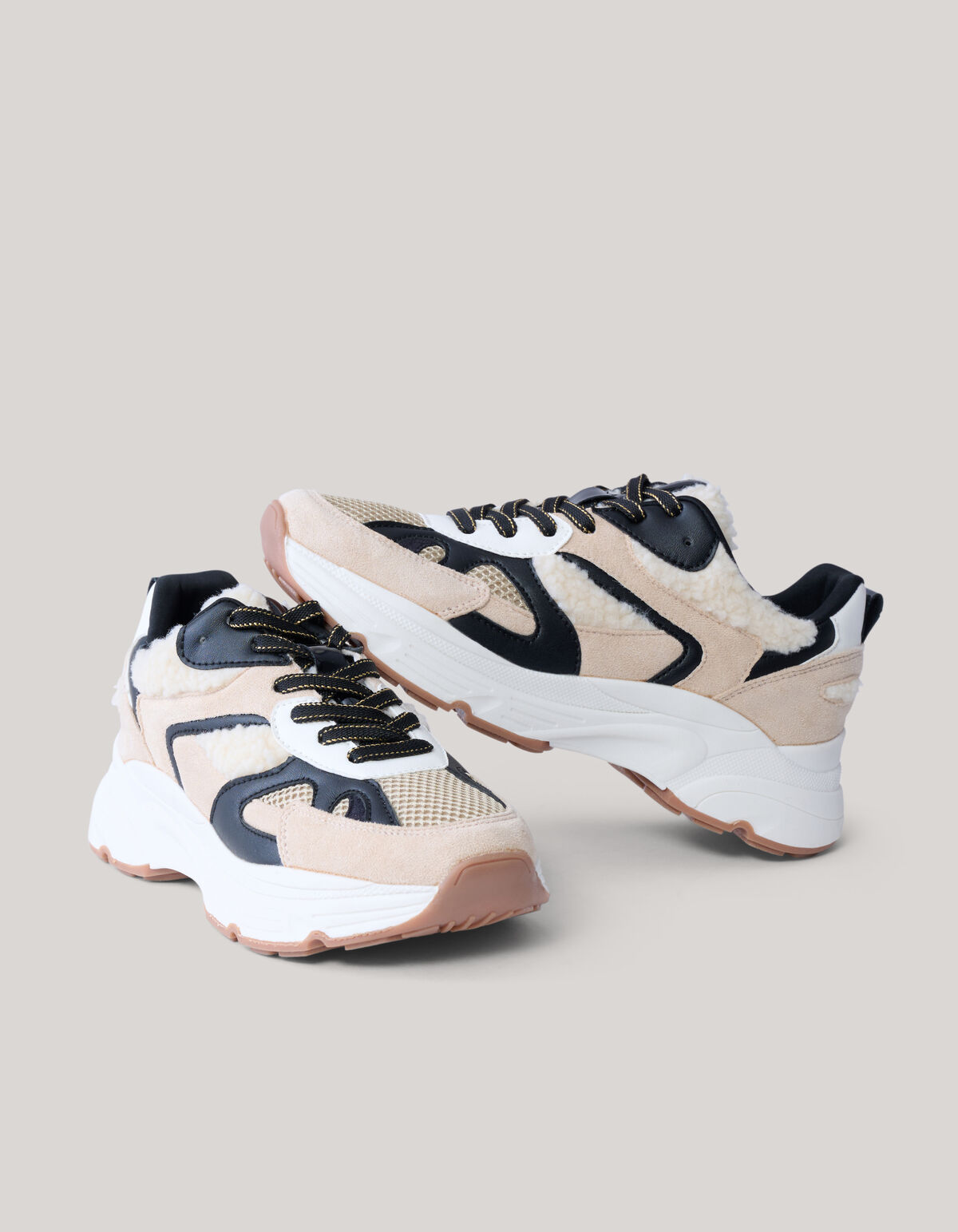 Teddy Turnschuhe Beige SCHOENEN SHOEBY