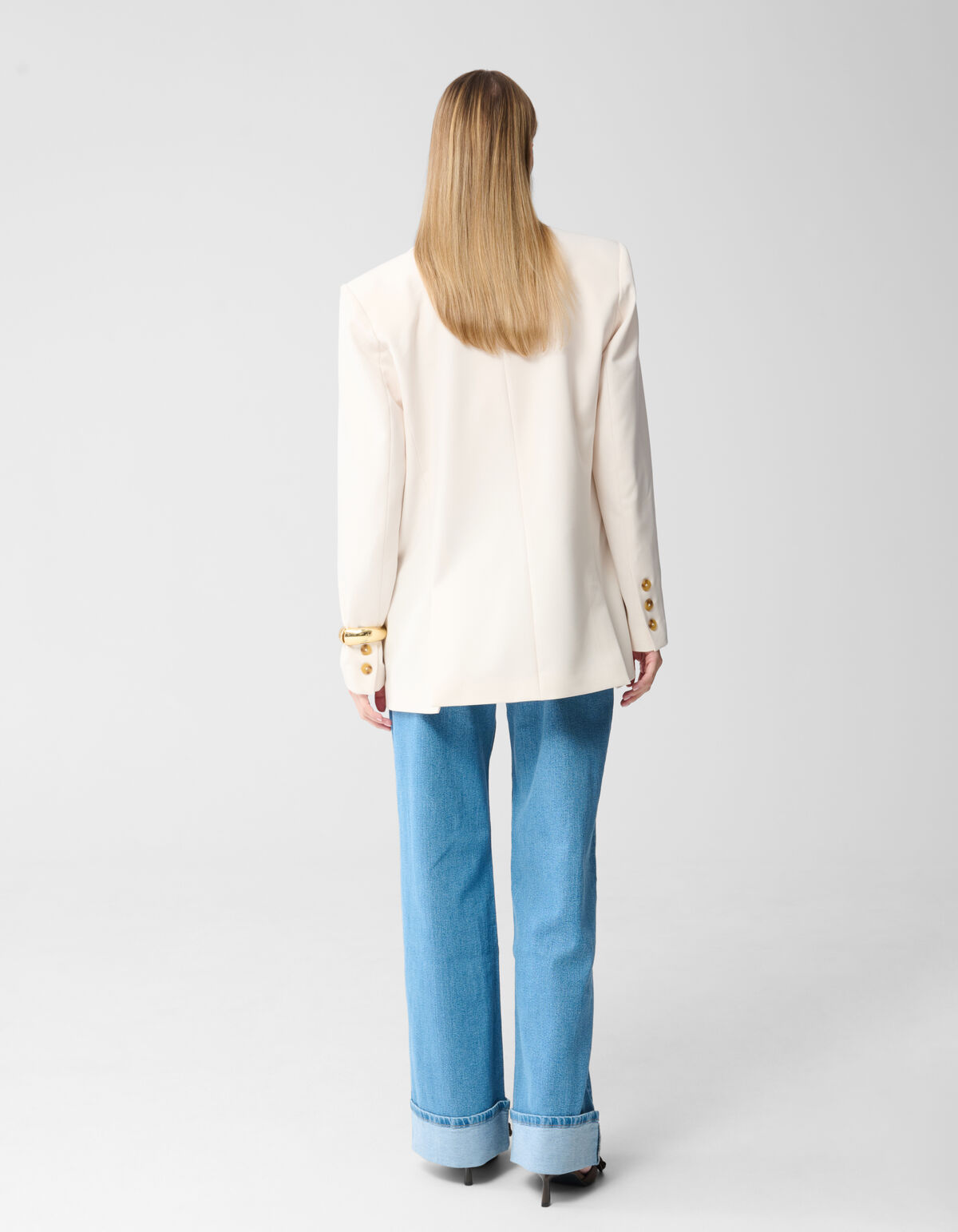 Klassische Jeans mit weitem Bein Hellblau SHOEBY WOMEN