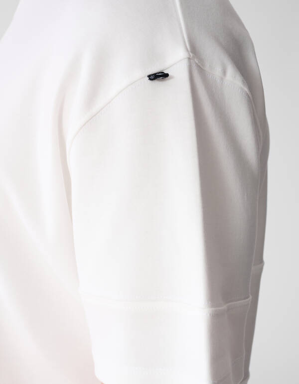 Minimalistisches T-Shirt in Wei&szlig; SHOEBY MEN