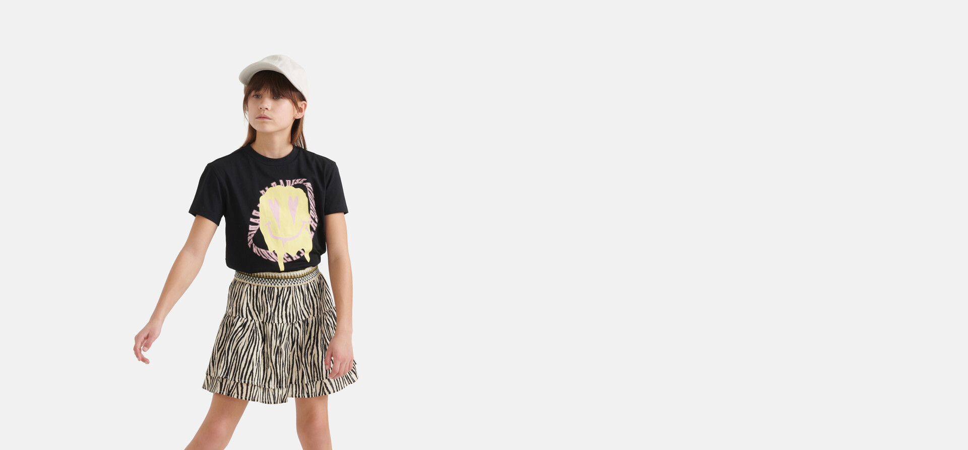 Loose Fit T-Shirt Schwarz SHOEBY GIRLS