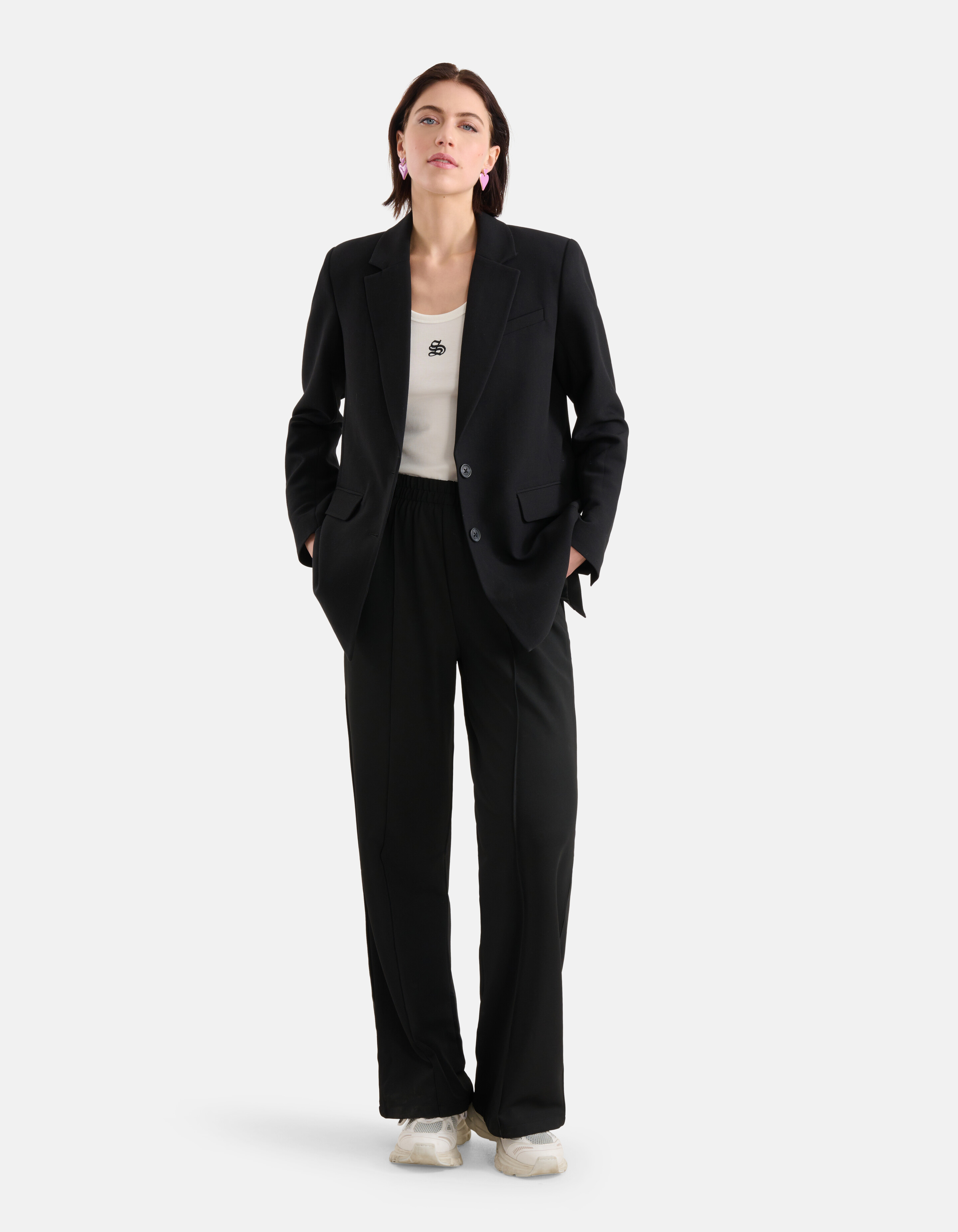 Basic Blazer Schwarz SHOEBY WOMEN
