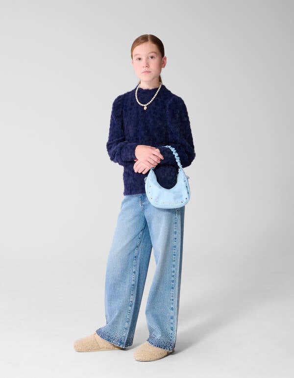 Fluffy Top Dunkelblau SHOEBY GIRLS
