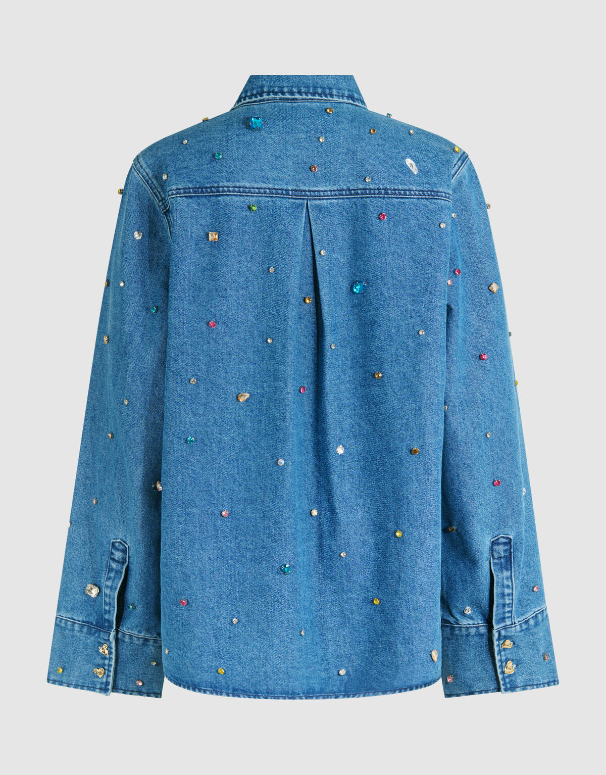 Stone Denim Bluse Mediumstone SHOEBY WOMEN