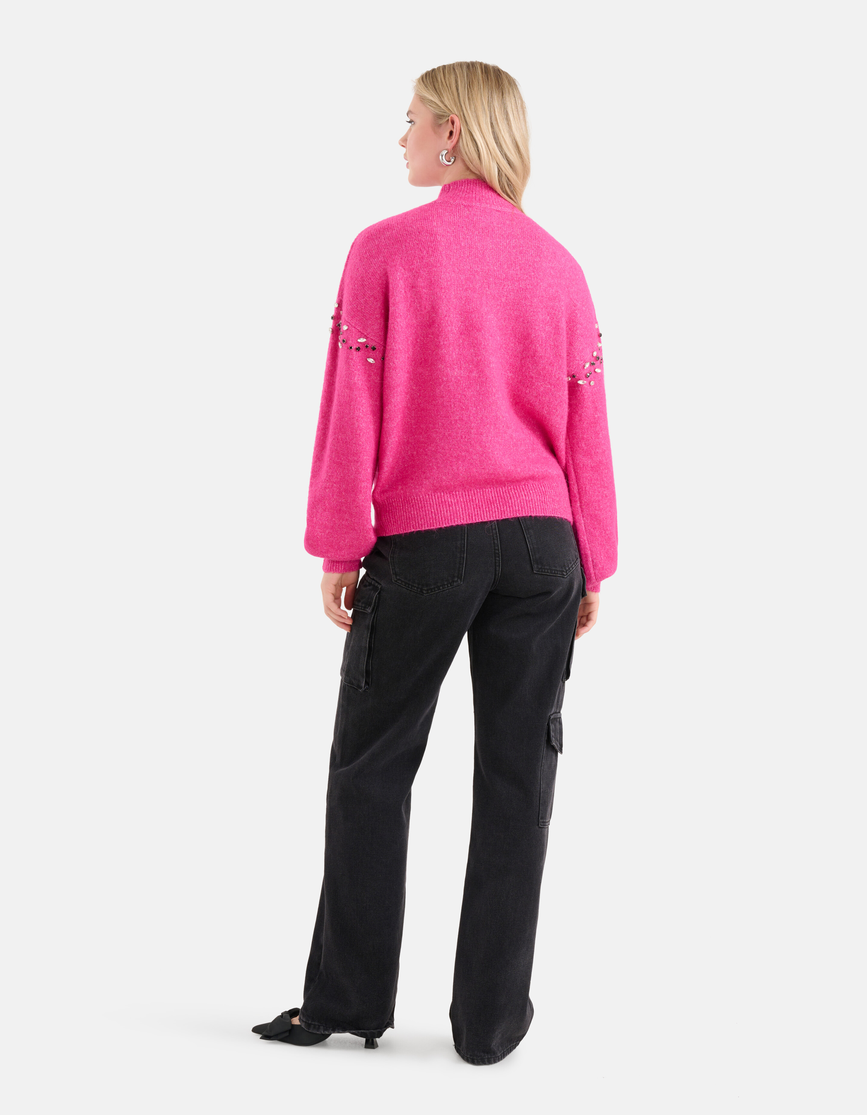 Nieten-Pullover Rosa SHOEBY WOMEN