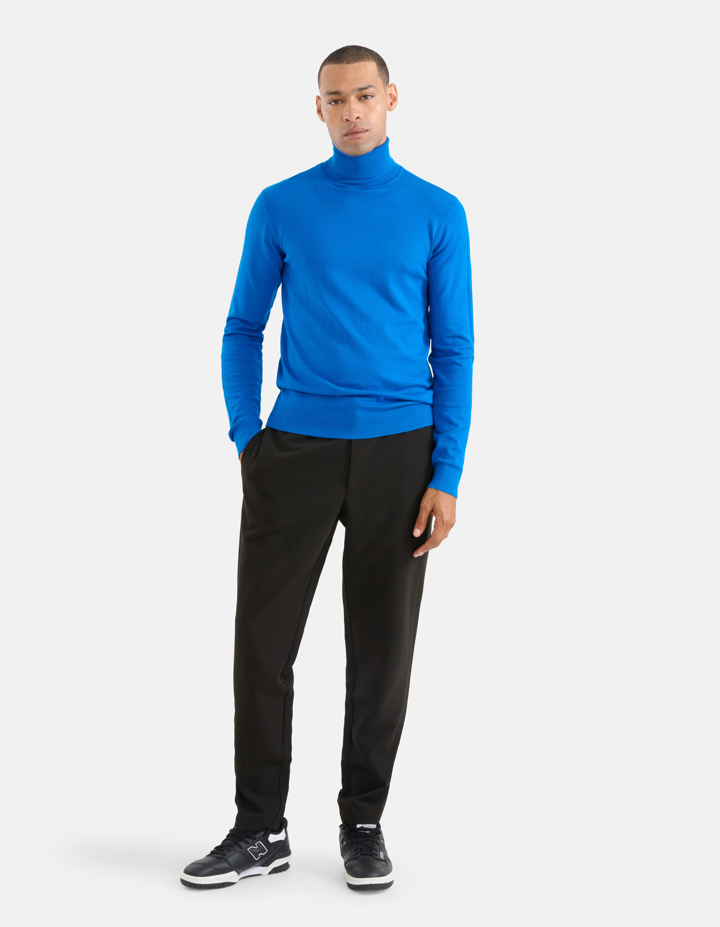 Rollkragenpullover Blau SHOEBY MEN