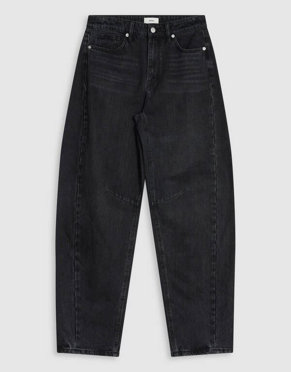 Barrel Jeans Washed Schwarz SHOEBY WOMEN