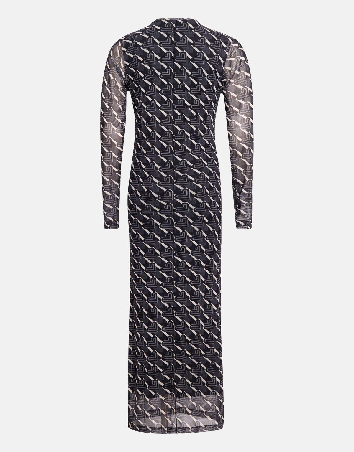 Mesh-Kleid Schwarz/Weiß SHOEBY WOMEN