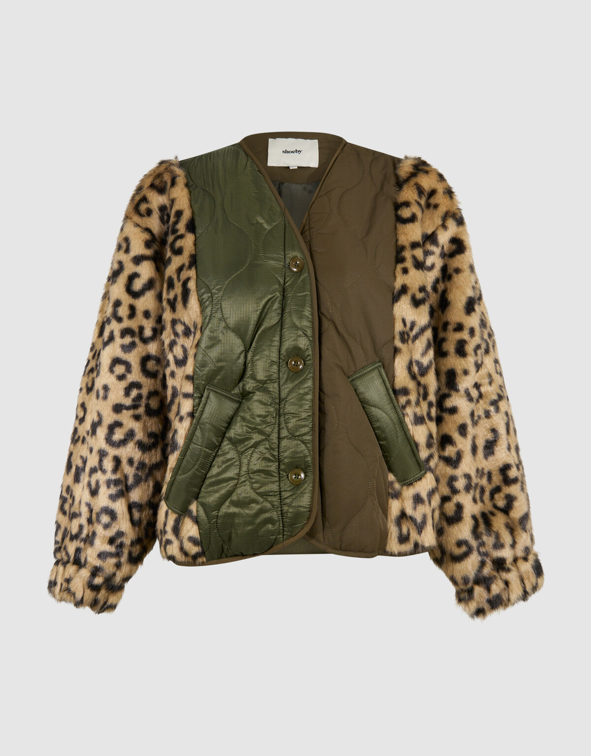 Multi Mix Leopard Jack Dunkelgrün SHOEBY WOMEN