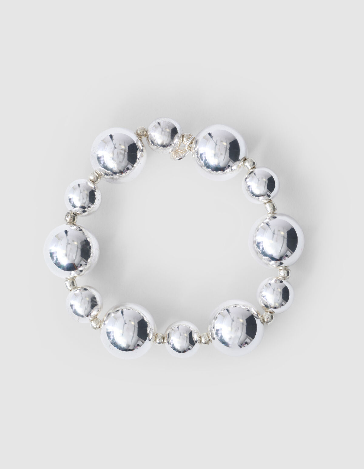 Beaded Armband Silber SHOEBY ACCESSOIRES