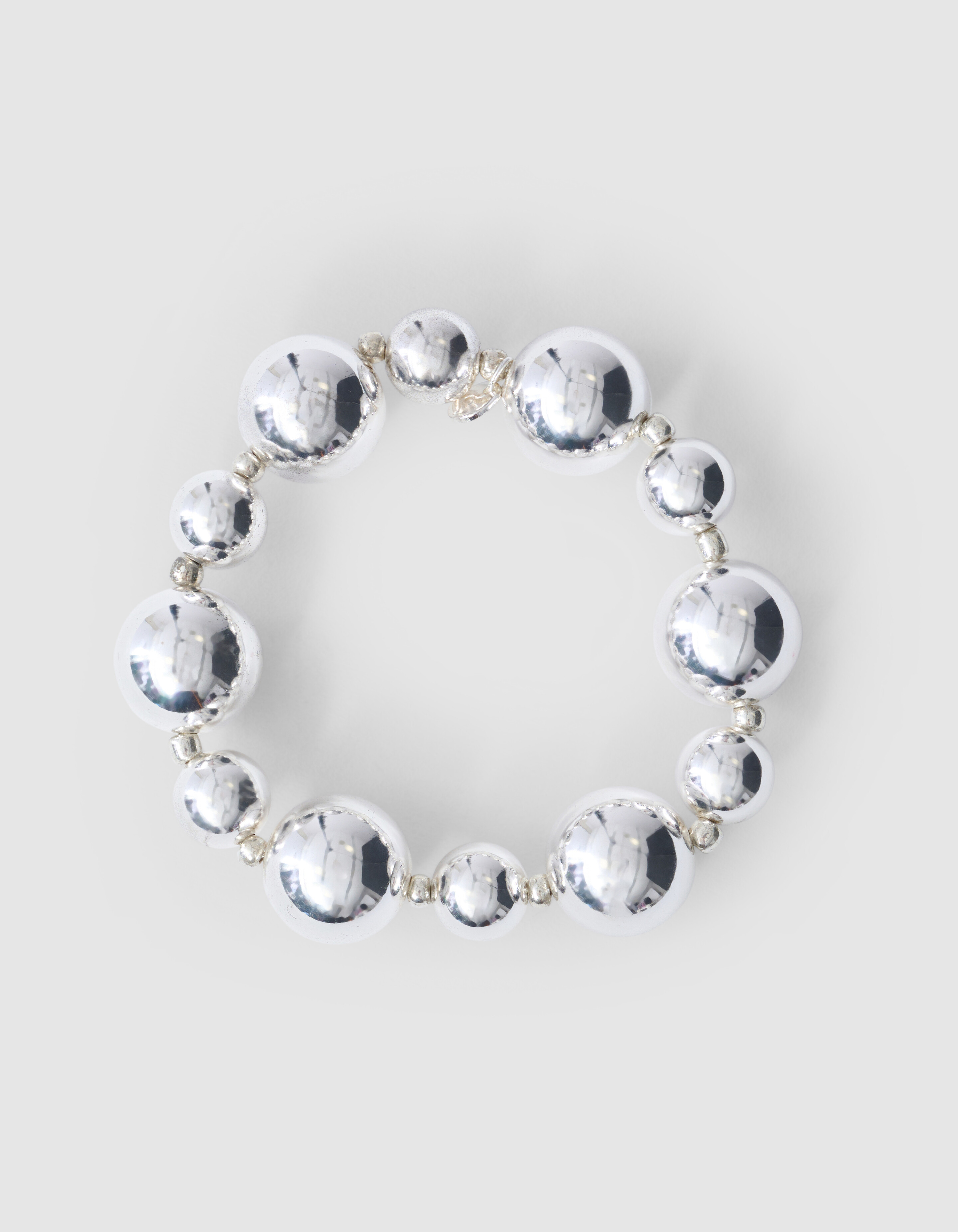 Beaded Armband Silber SHOEBY ACCESSOIRES