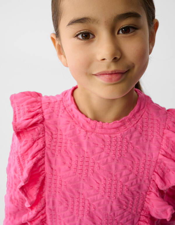 Rüschentop in Hellrosa SHOEBY GIRLS