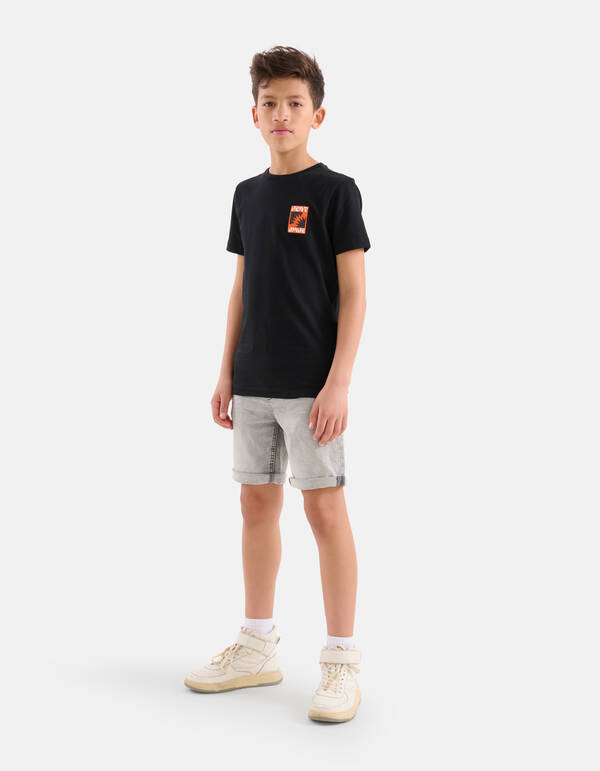 Print-T-Shirt Schwarz SHOEBY BOYS