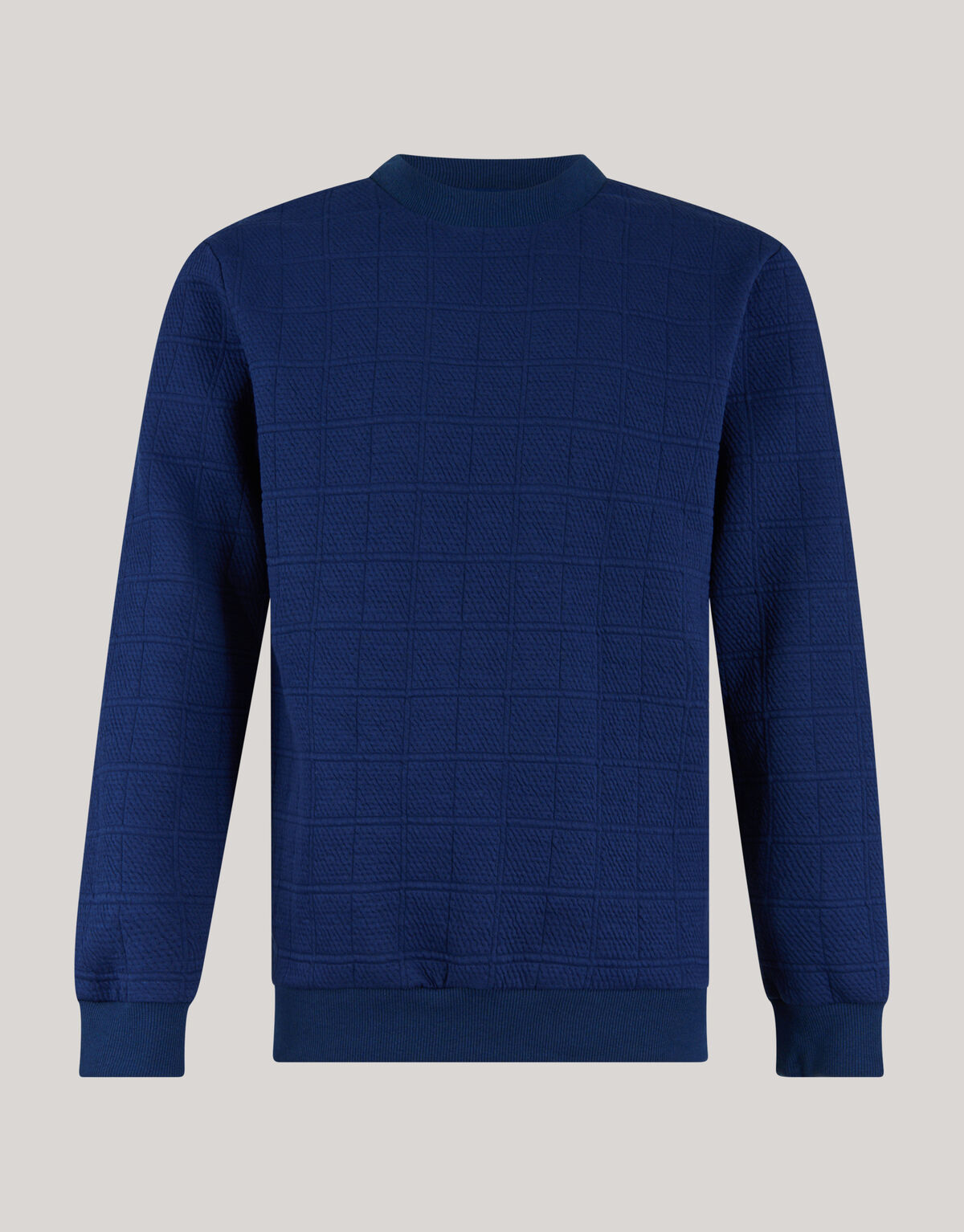 Struktur Pullover Dunkelblau SHOEBY MEN