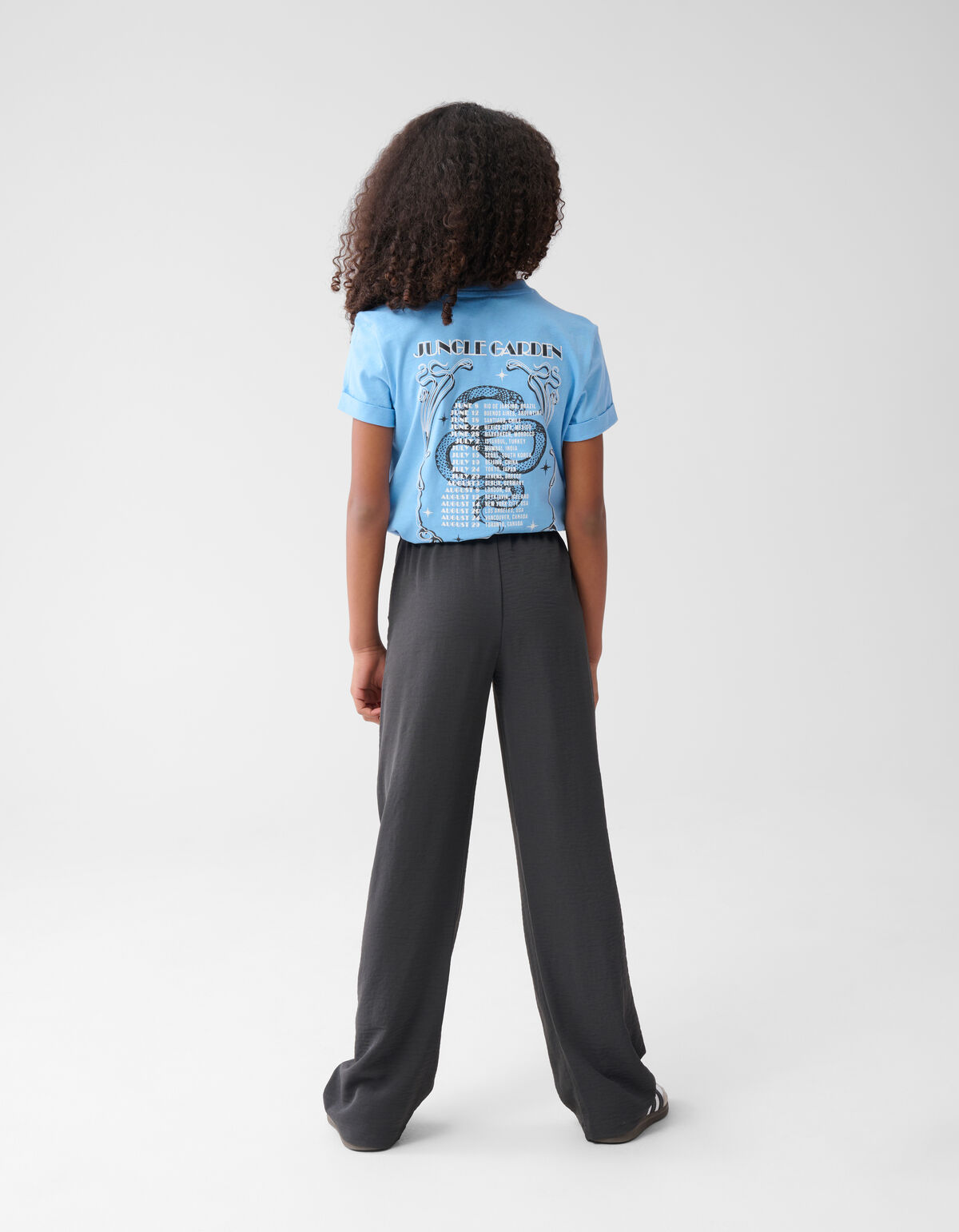 Twist-Hose mit weitem Bein Dunkelgrau SHOEBY GIRLS